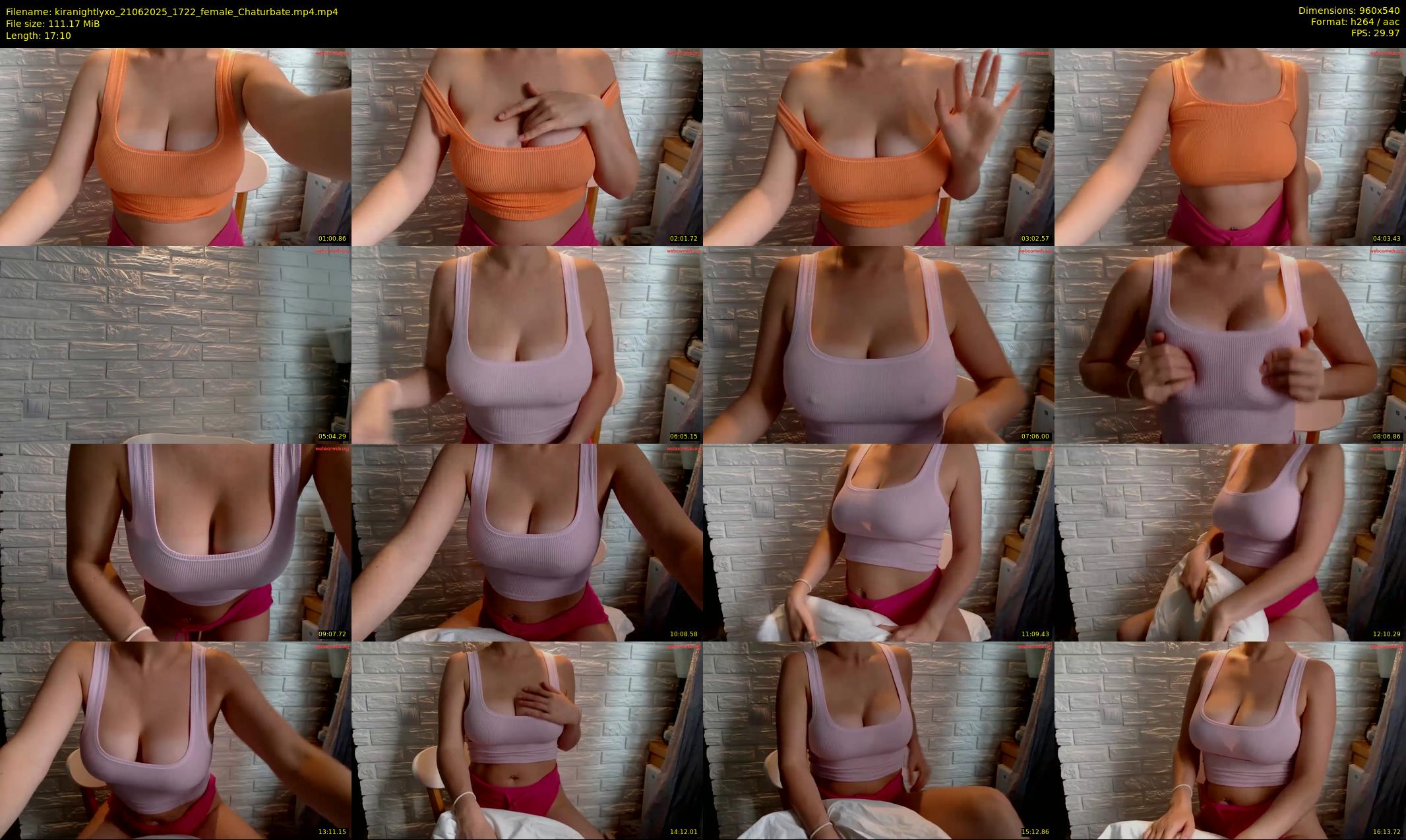 kiranightlyxo — 18 minute Chaturbate female cam show recording, 480p, Jun 21, 2025