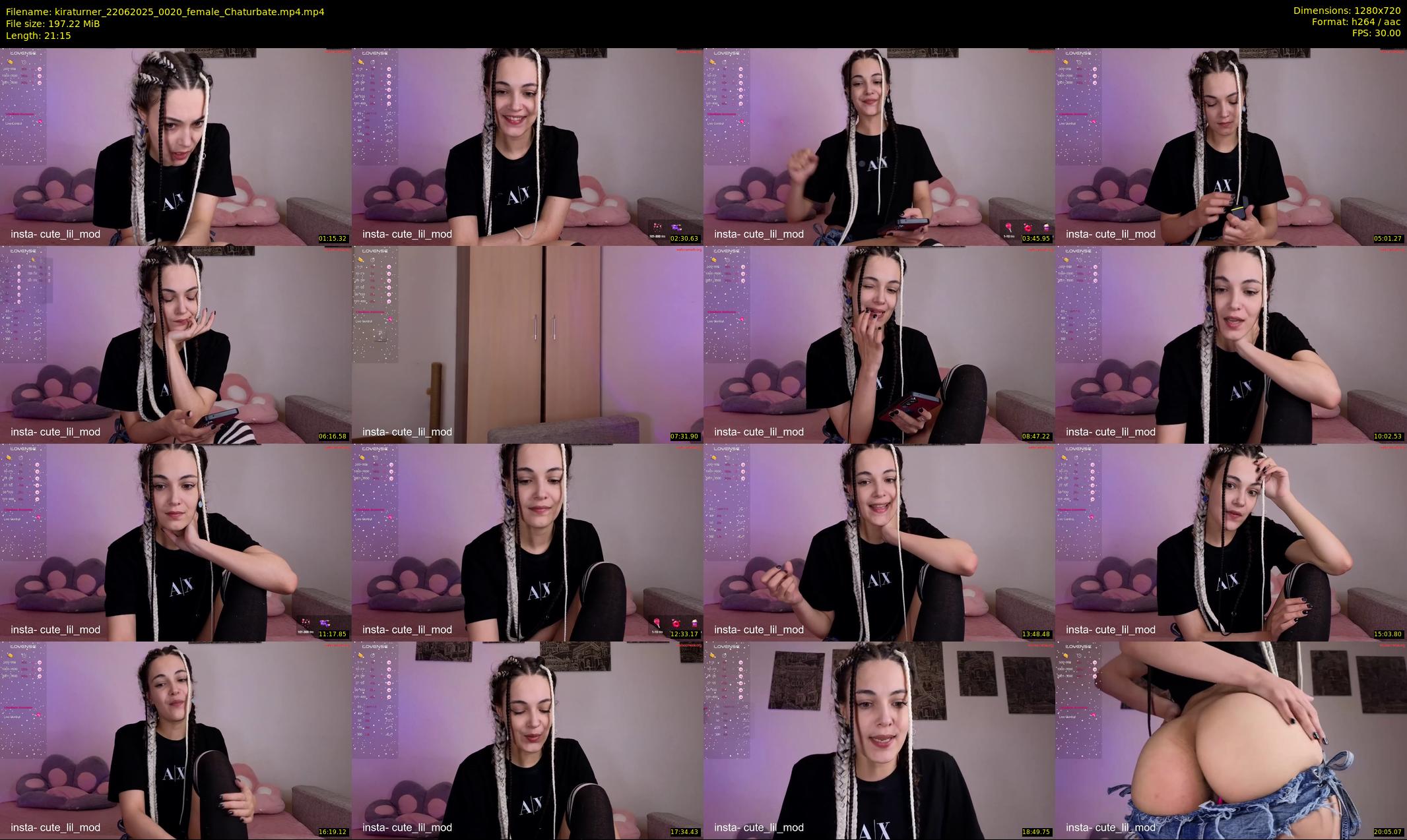 kiraturner — 22 minute Chaturbate couple cam show recording, 720p, Jun 22, 2025