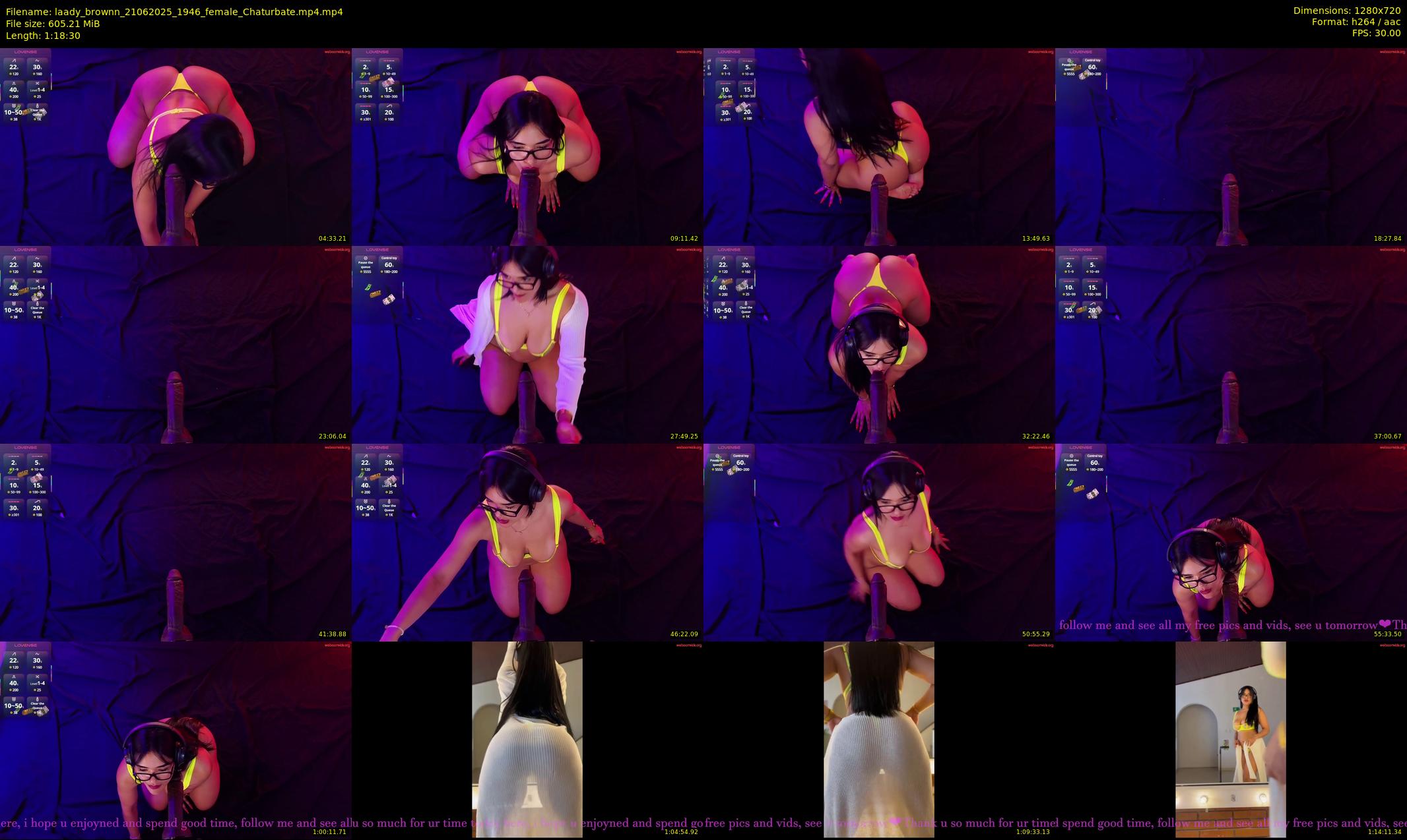laady_brownn — 79 minute Chaturbate female cam show recording, 720p, Jun 21, 2025