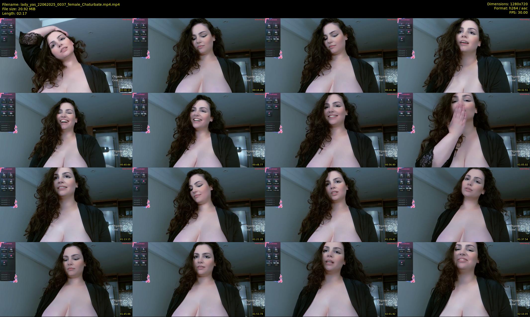 lady_yas — 3 minute Chaturbate female cam show recording, 720p, Jun 22, 2025