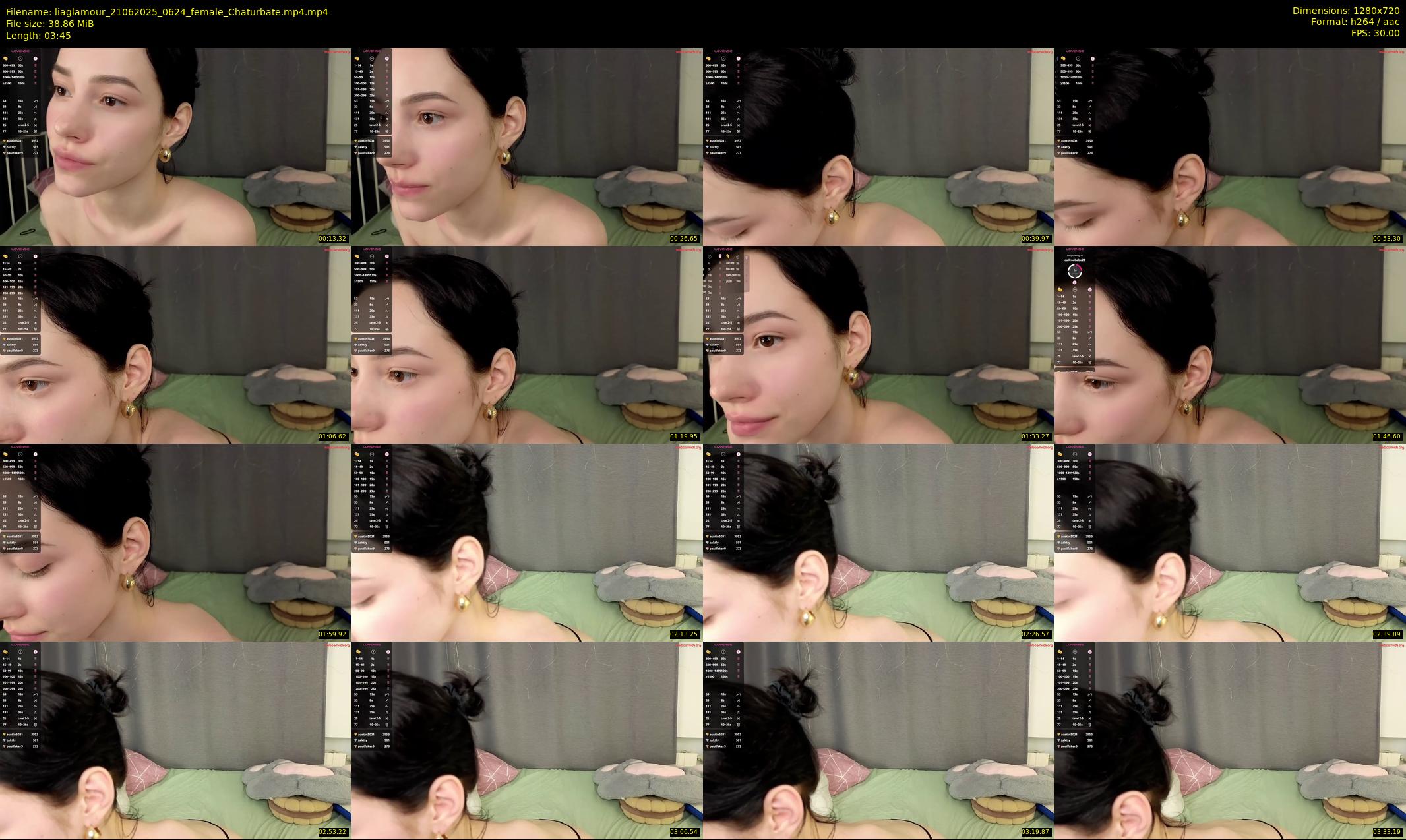 liaglamour — 4 minute Chaturbate female cam show recording, 720p, Jun 21, 2025