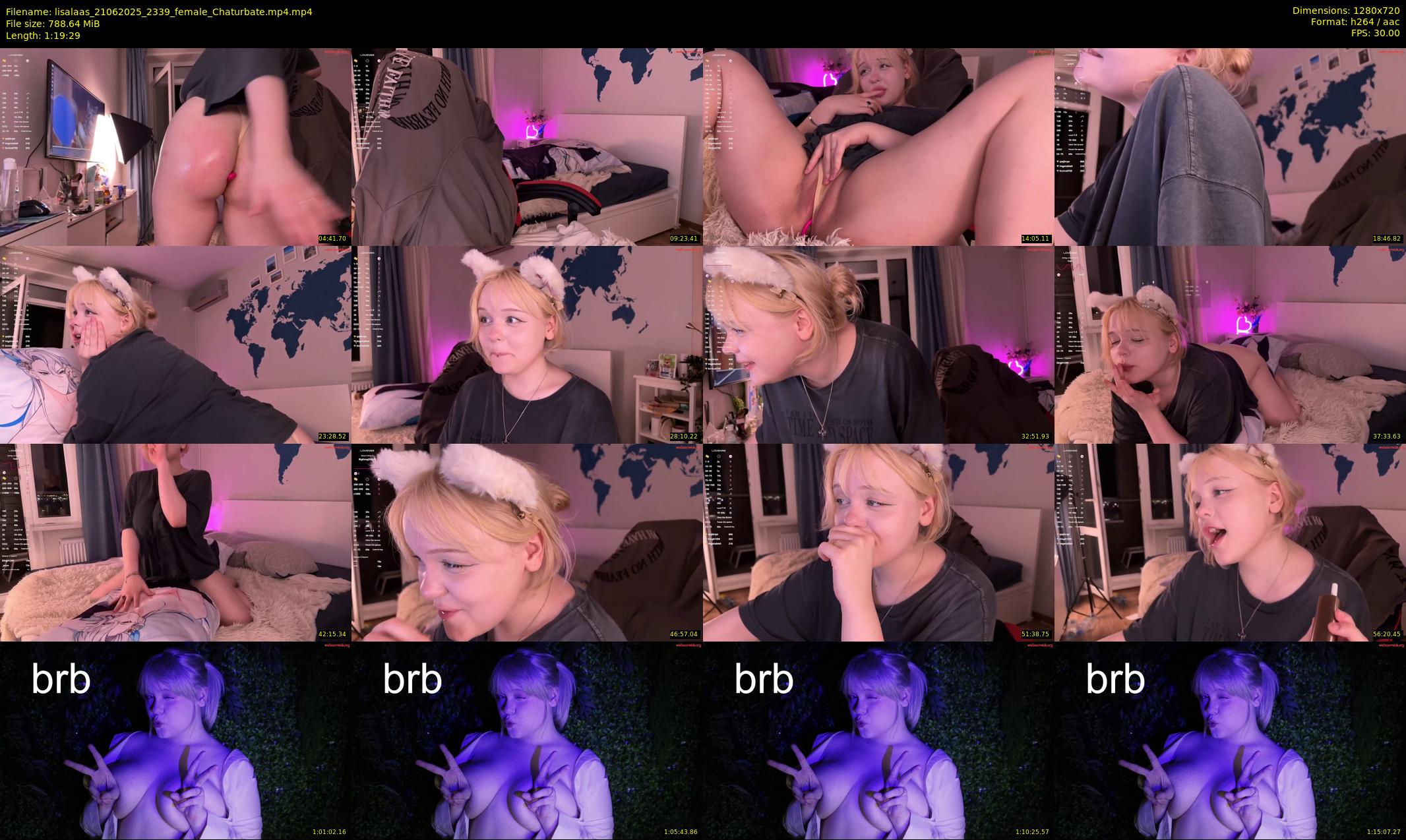 lisalaas — 80 minute Chaturbate female cam show recording, 720p, Jun 21, 2025