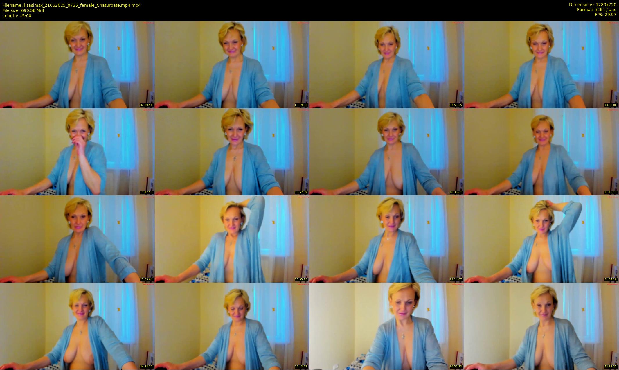 lisasimsx — 45 minute Chaturbate female cam show recording, 720p, Jun 21, 2025