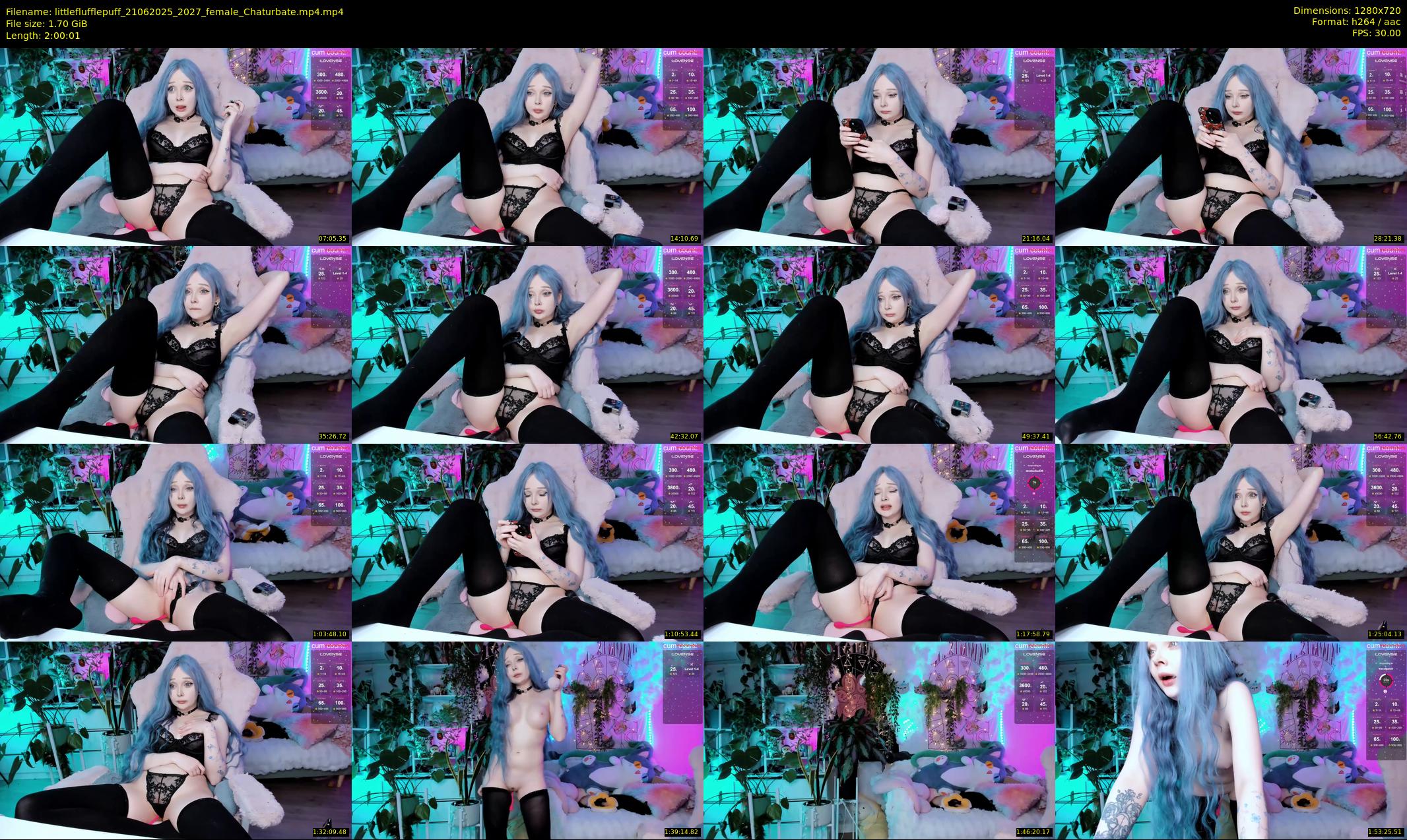 littleflufflepuff — 121 minute Chaturbate female cam show recording, 720p, Jun 21, 2025