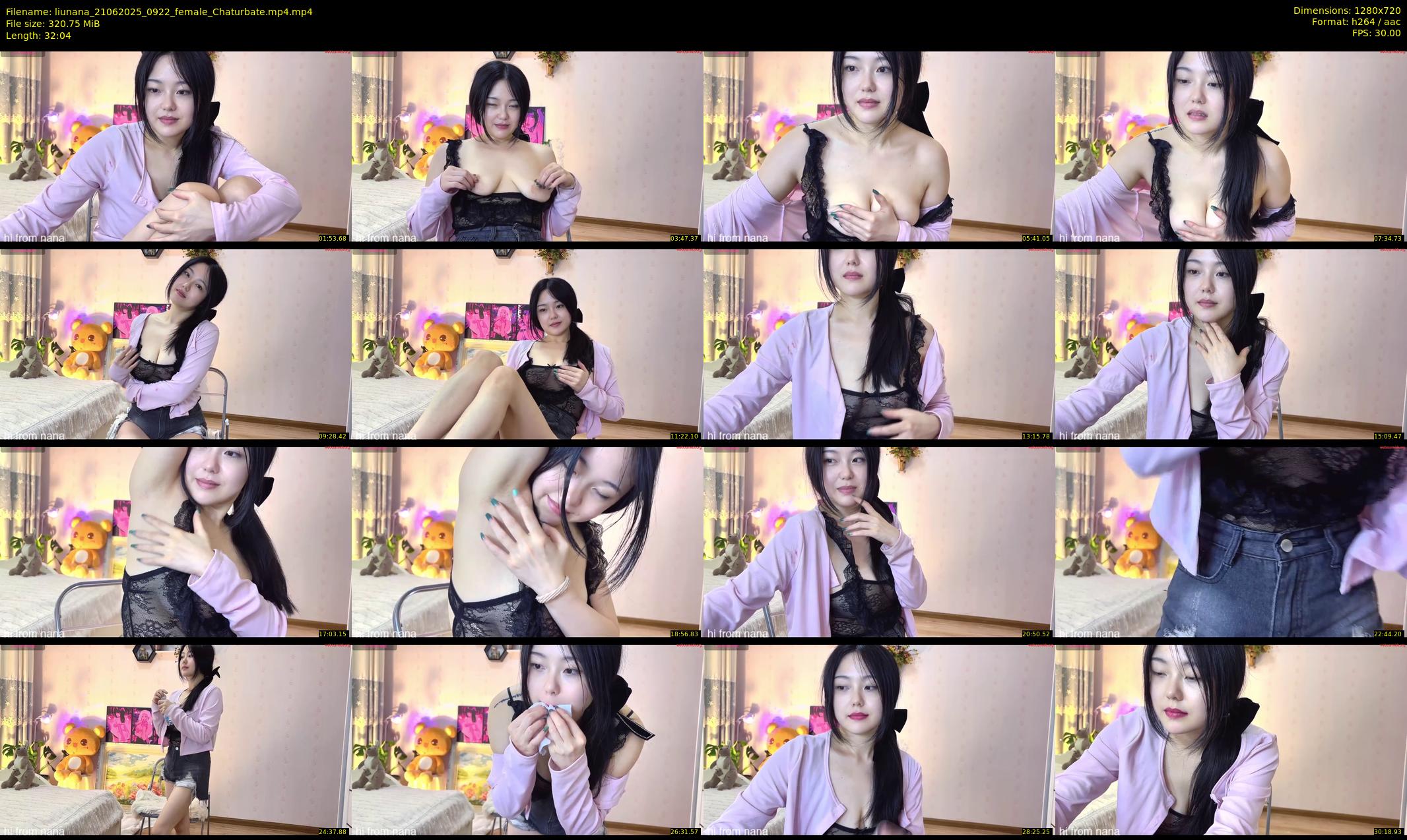 liunana — 33 minute Chaturbate female cam show recording, 720p, Jun 21, 2025