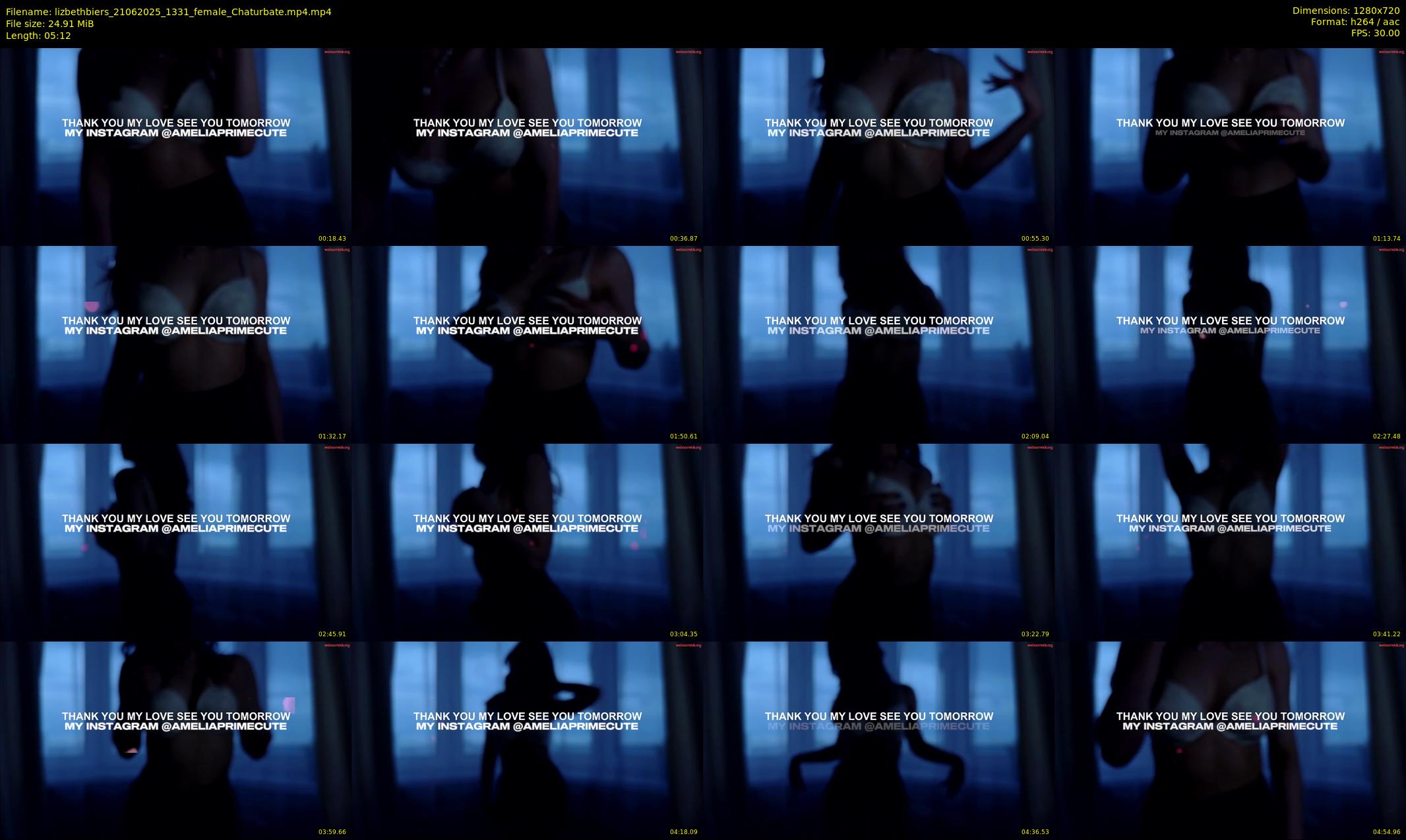 lizbethbiers — 6 minute Chaturbate female cam show recording, 720p, Jun 21, 2025