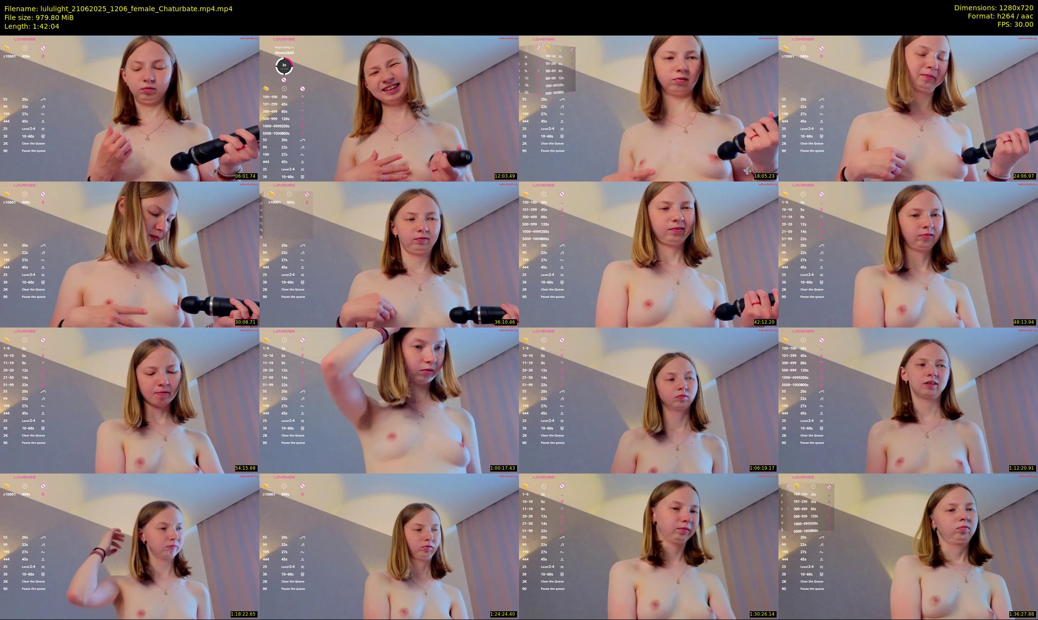 lululight — 103 minute Chaturbate female cam show recording, 720p, Jun 21, 2025