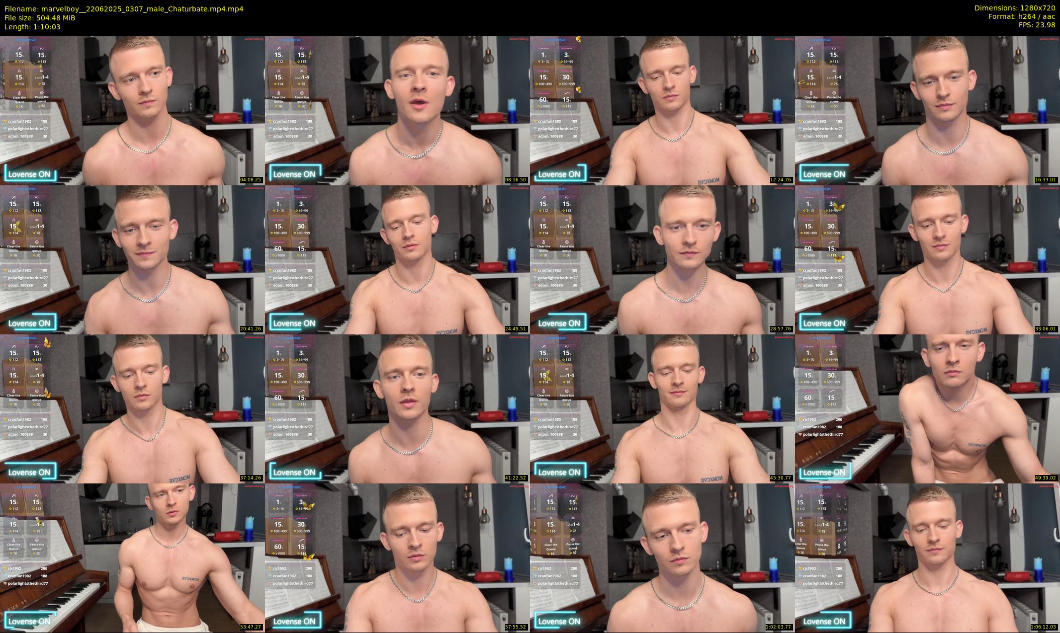 marvelboy_ — 71 minute Chaturbate male cam show recording, 720p, Jun 22, 2025