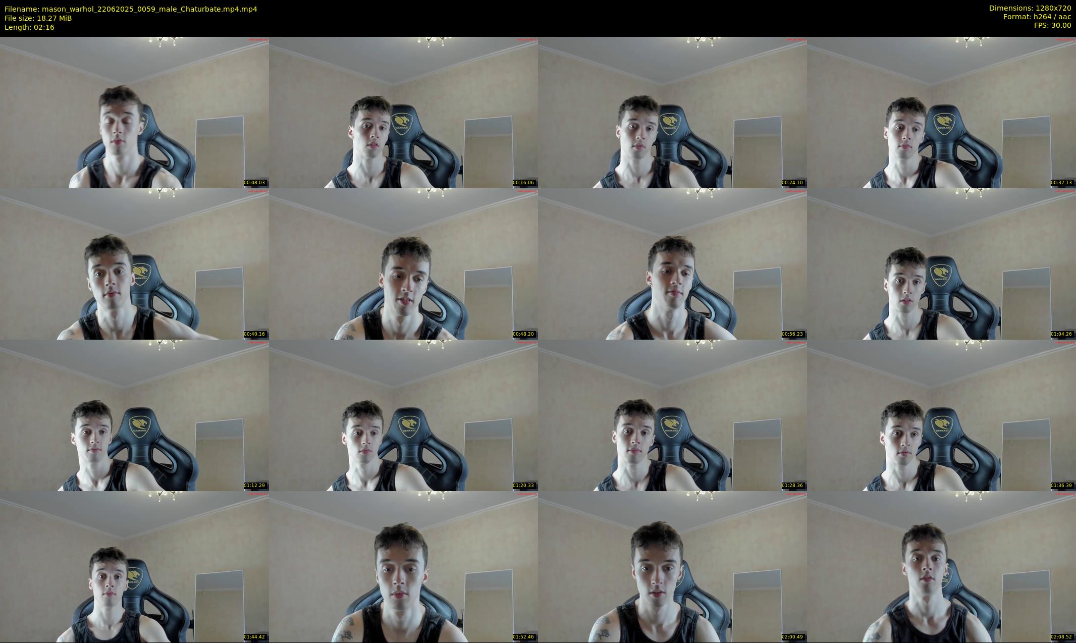 mason_warhol — 3 minute Chaturbate male cam show recording, 720p, Jun 22, 2025