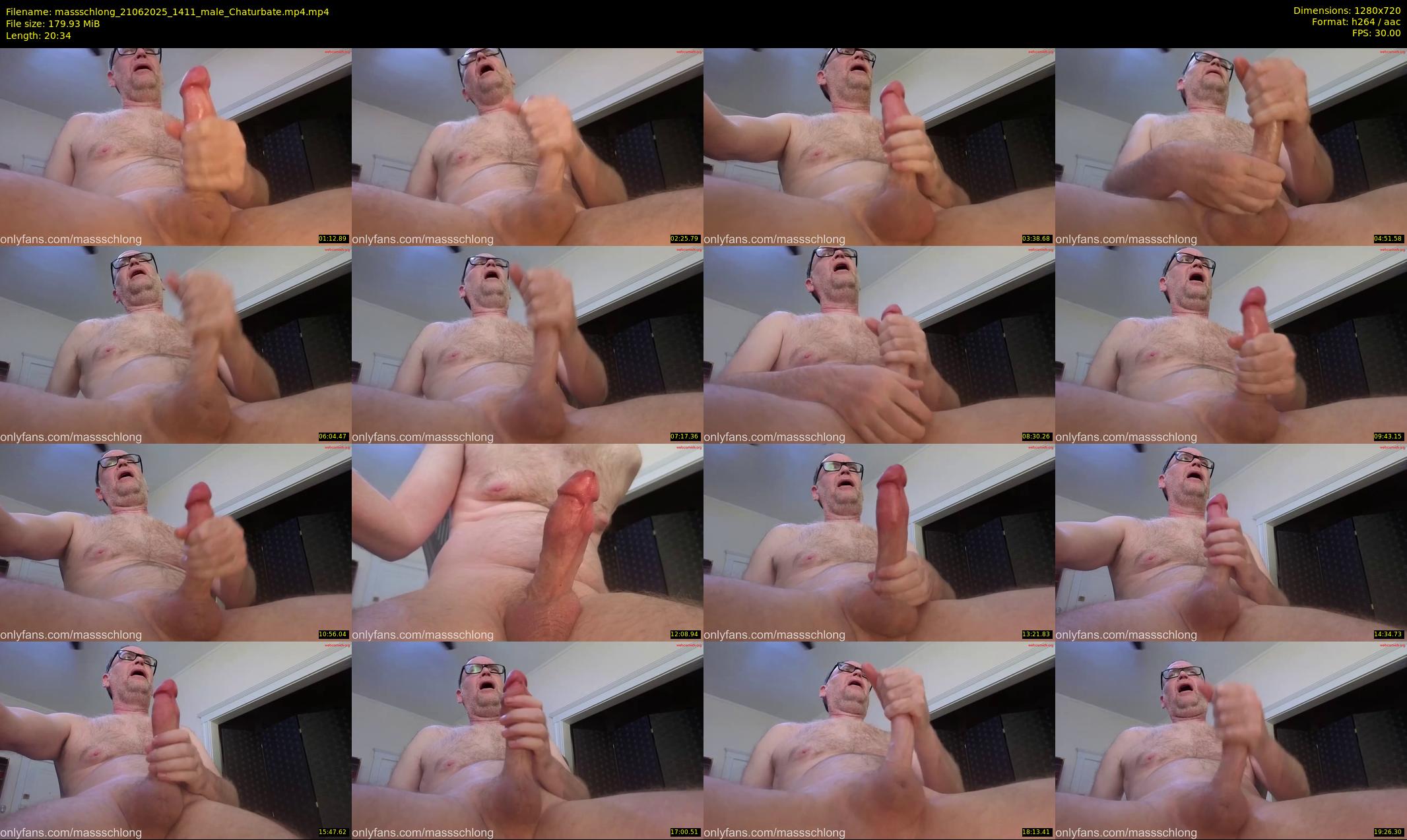 massschlong — 21 minute Chaturbate male cam show recording, 720p, Jun 21, 2025