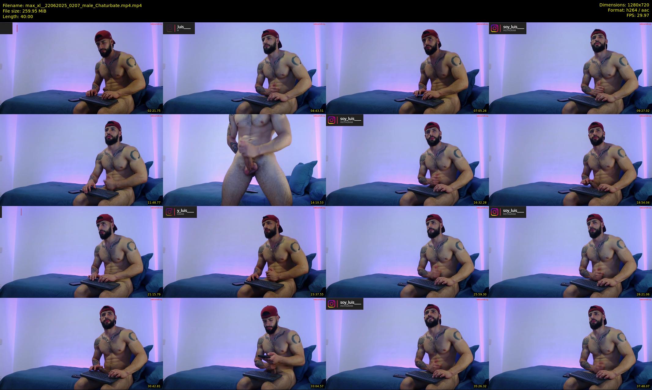 max_xl_ — 40 minute Chaturbate male cam show recording, 720p, Jun 22, 2025