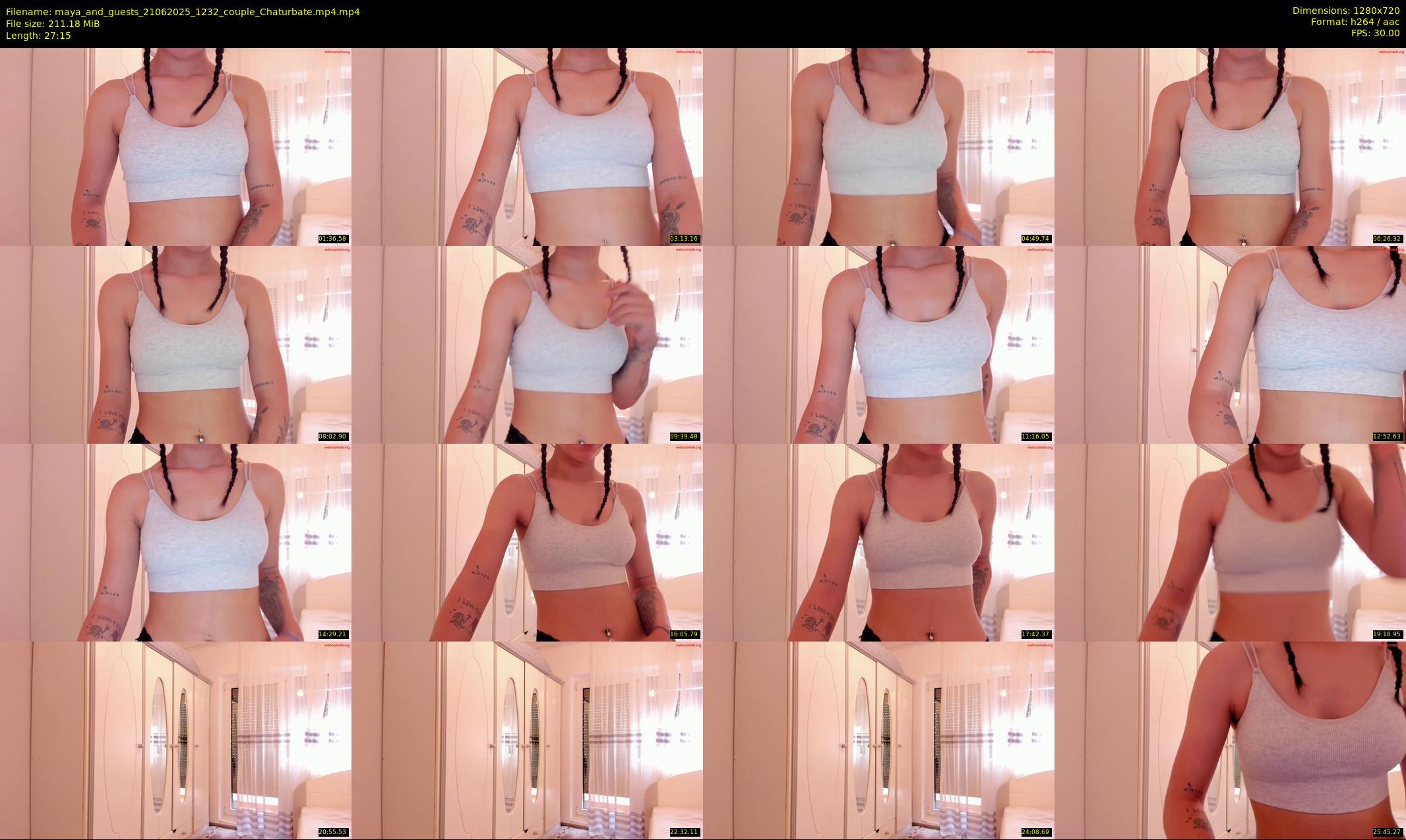 maya_and_guests — 28 minute Chaturbate couple cam show recording, 720p, Jun 21, 2025