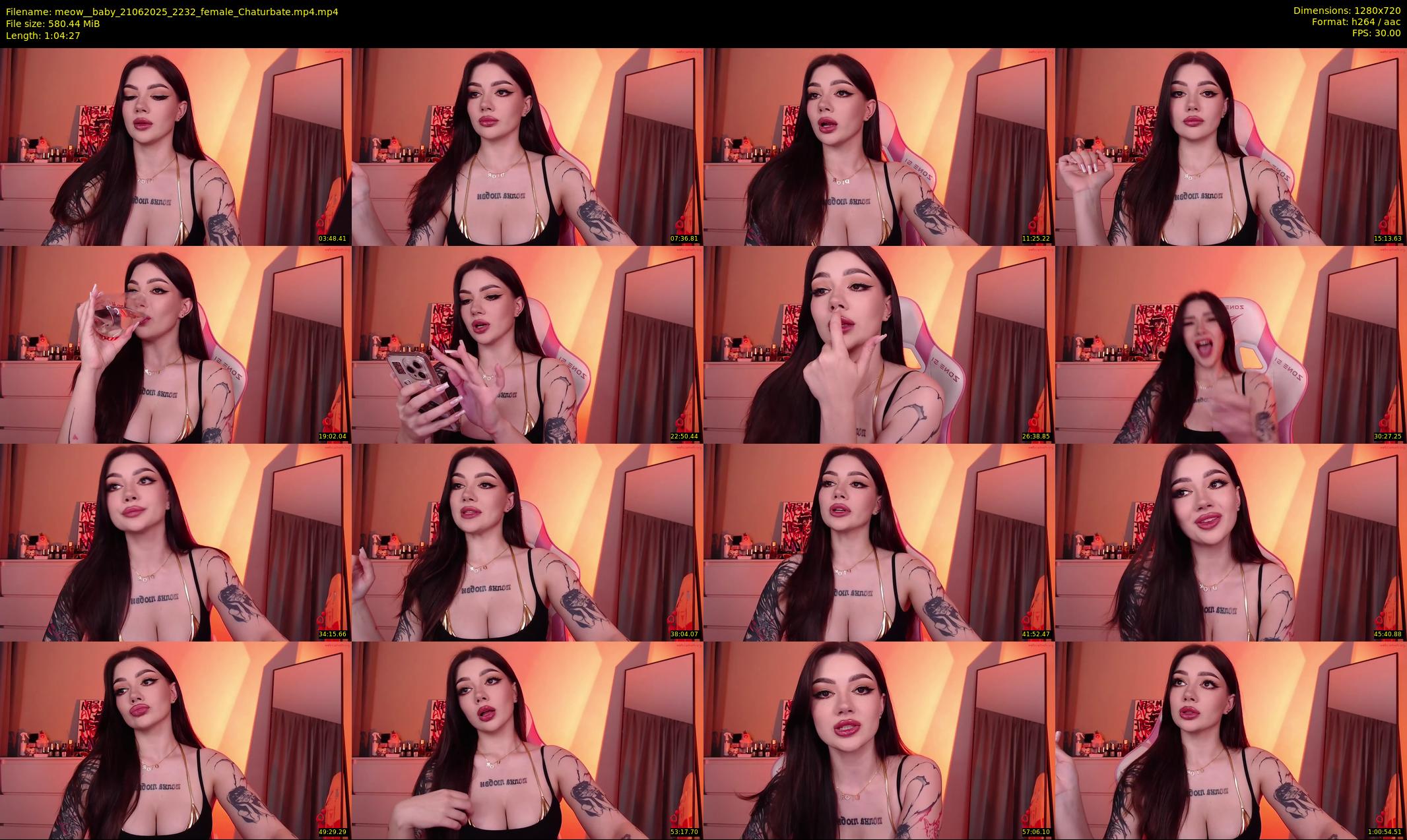 meow__baby — 65 minute Chaturbate female cam show recording, 720p, Jun 21, 2025