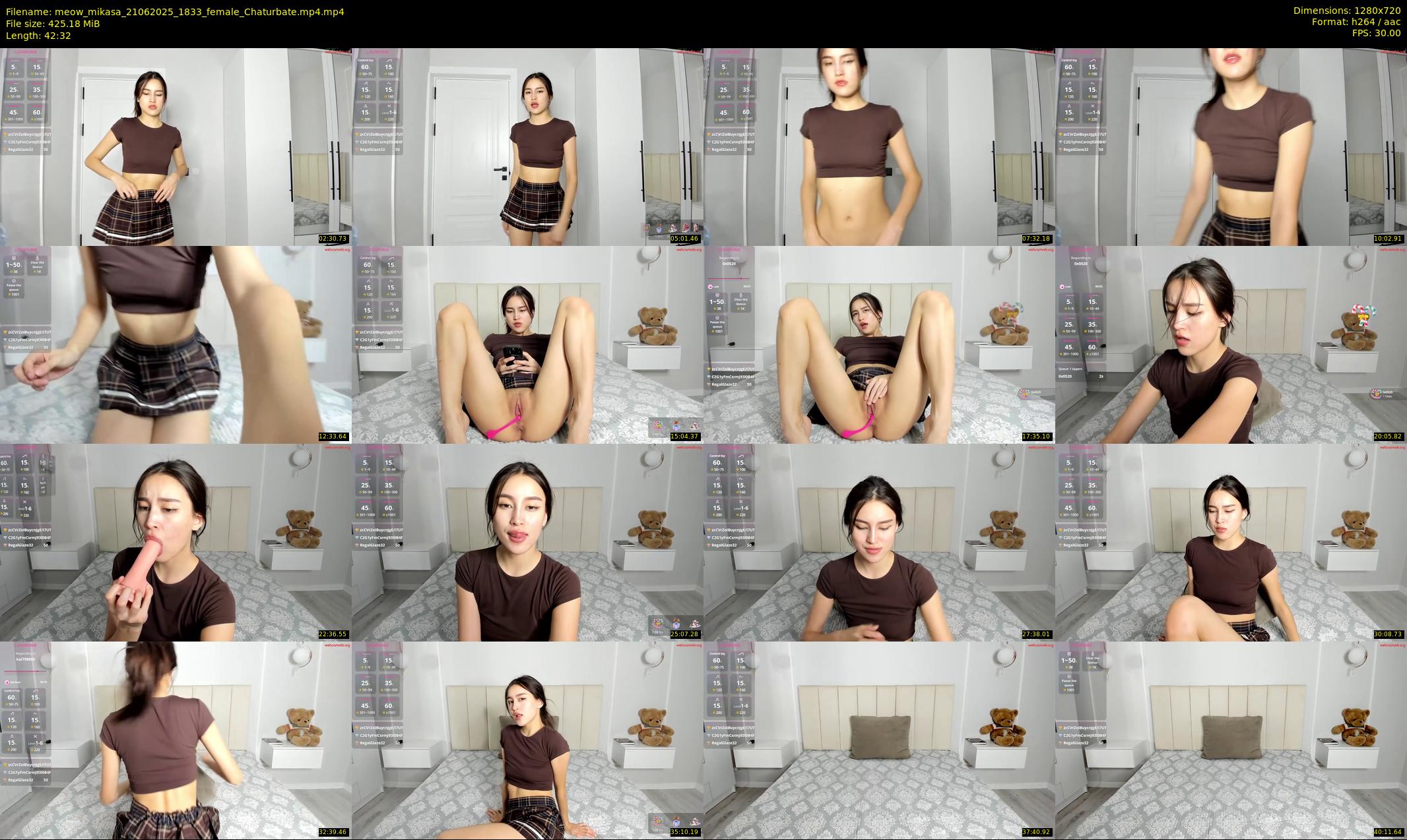 meow_mikasa — 43 minute Chaturbate female cam show recording, 720p, Jun 21, 2025