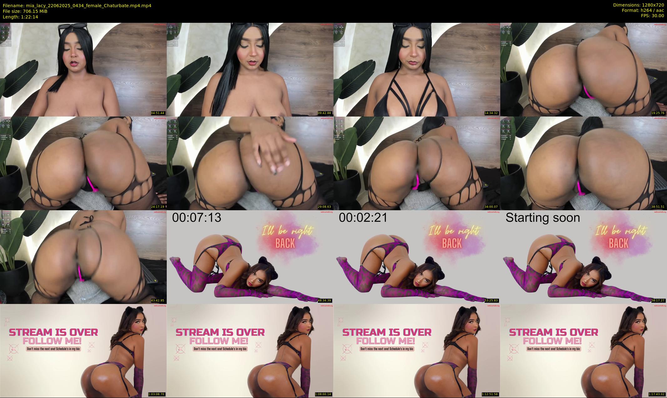 mia_lacy — 83 minute Chaturbate female cam show recording, 720p, Jun 22, 2025