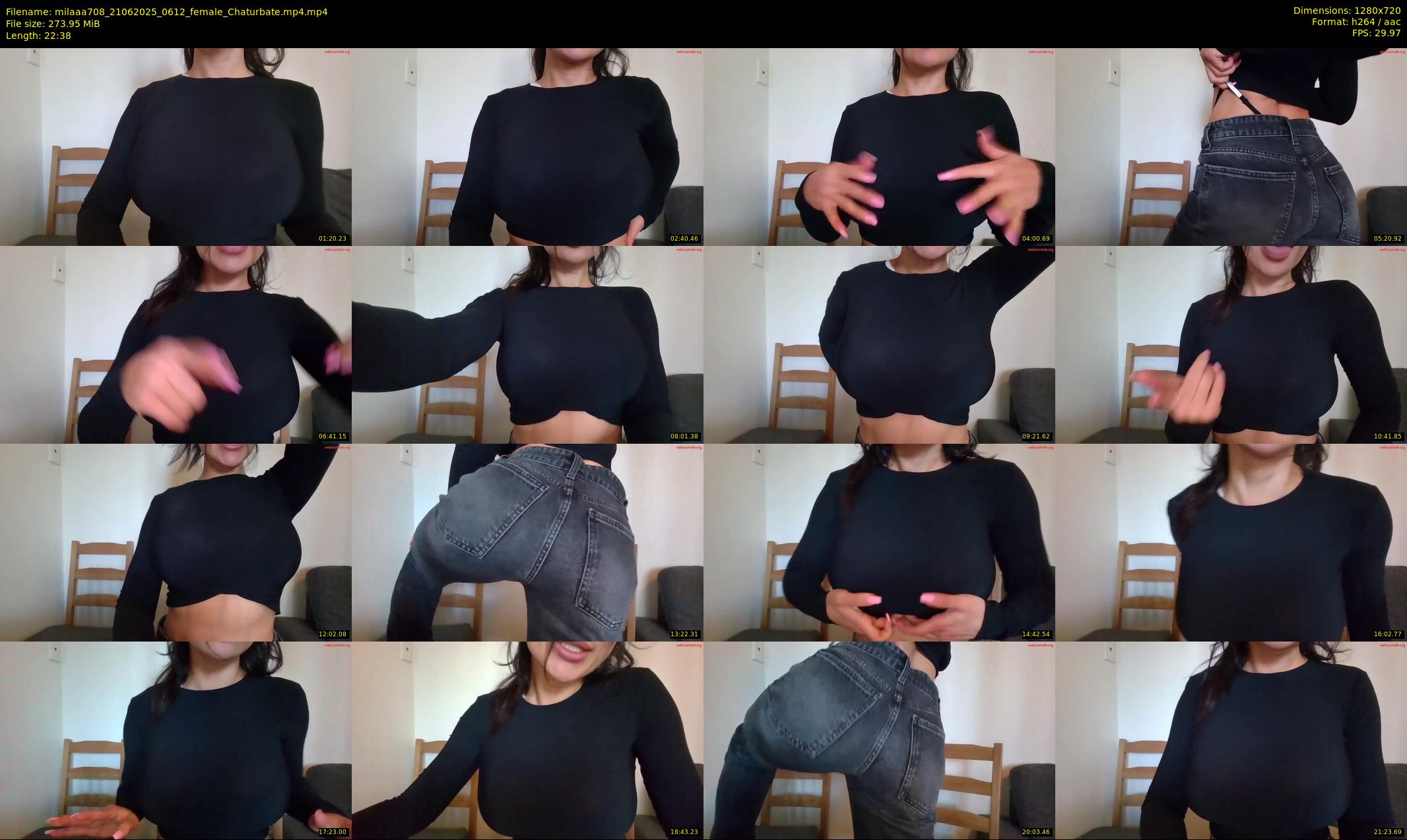 milaaa708 — 23 minute Chaturbate female cam show recording, 720p, Jun 21, 2025