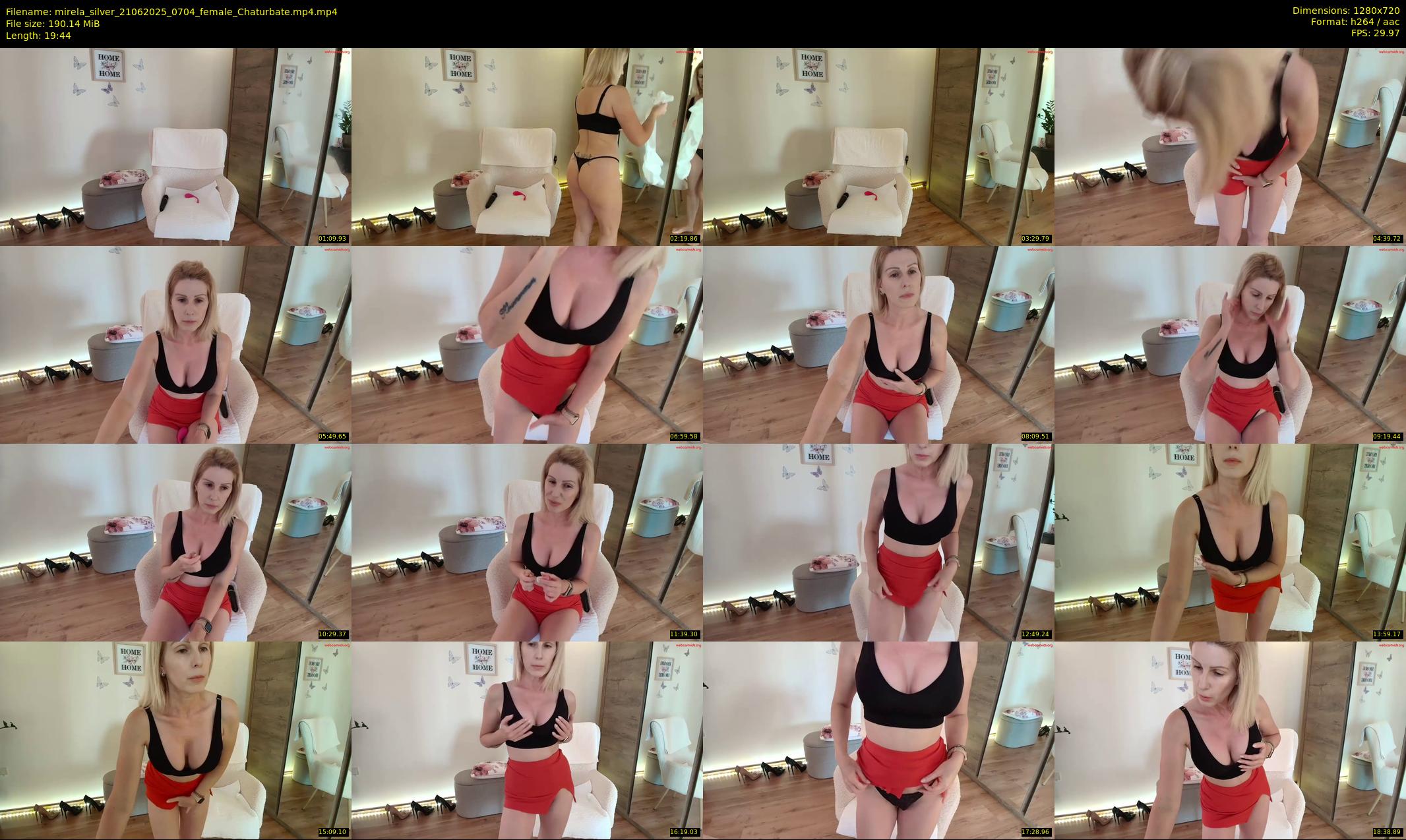 mirela_silver — 20 minute Chaturbate female cam show recording, 720p, Jun 21, 2025