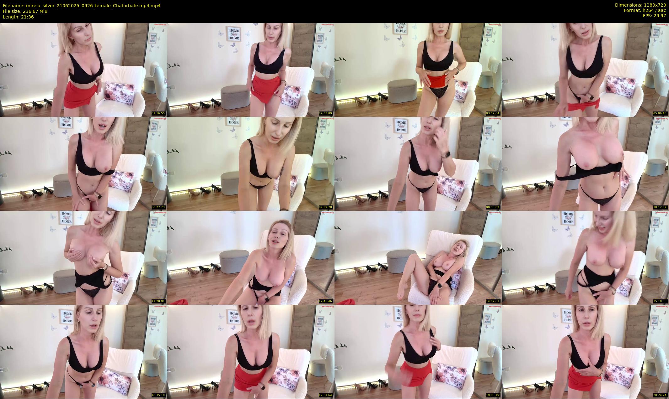 mirela_silver — 22 minute Chaturbate female cam show recording, 720p, Jun 21, 2025
