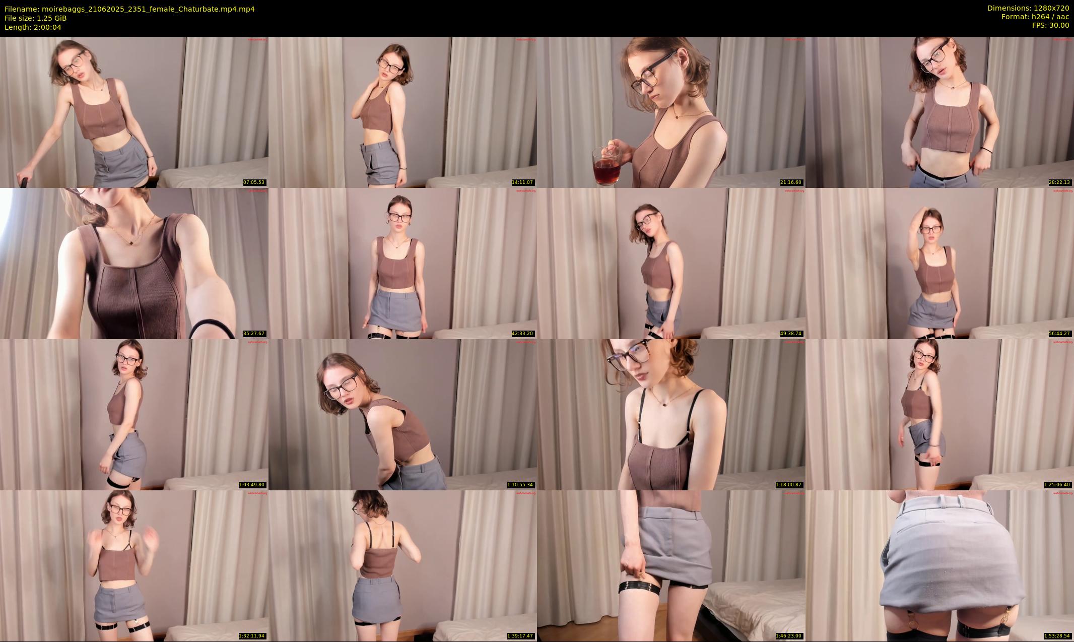 moirebaggs — 121 minute Chaturbate female cam show recording, 720p, Jun 21, 2025