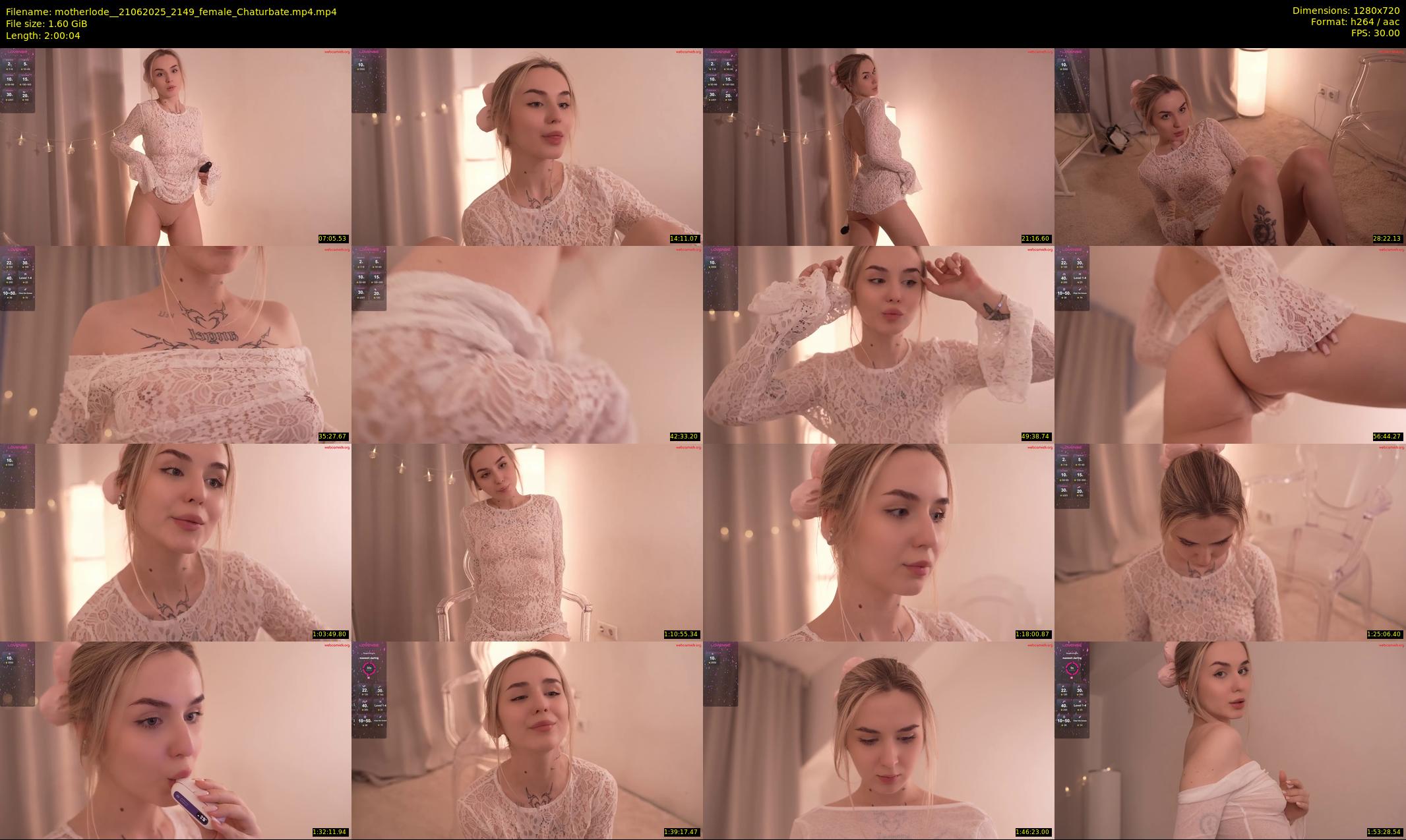 motherlode_ — 121 minute Chaturbate female cam show recording, 720p, Jun 21, 2025