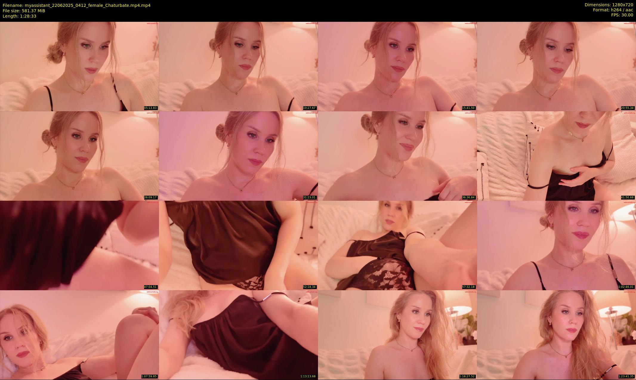 myassistant — 89 minute Chaturbate female cam show recording, 720p, Jun 22, 2025