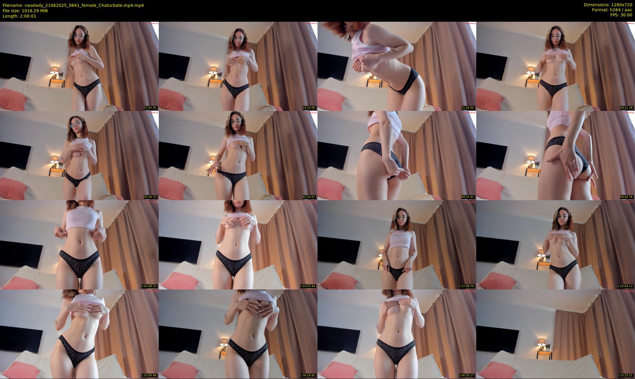 nasslady — 121 minute Chaturbate female cam show recording, 720p, Jun 21, 2025