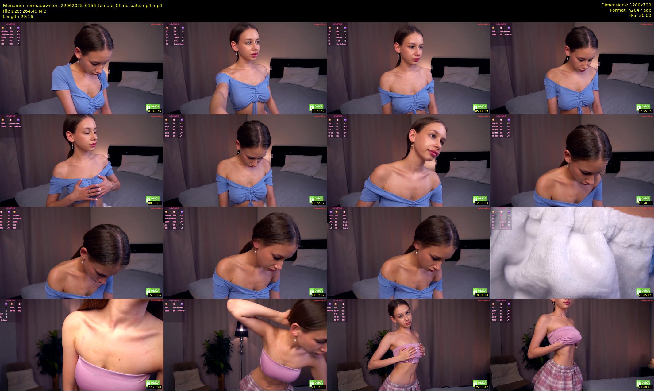 normadownton — 30 minute Chaturbate female cam show recording, 720p, Jun 22, 2025