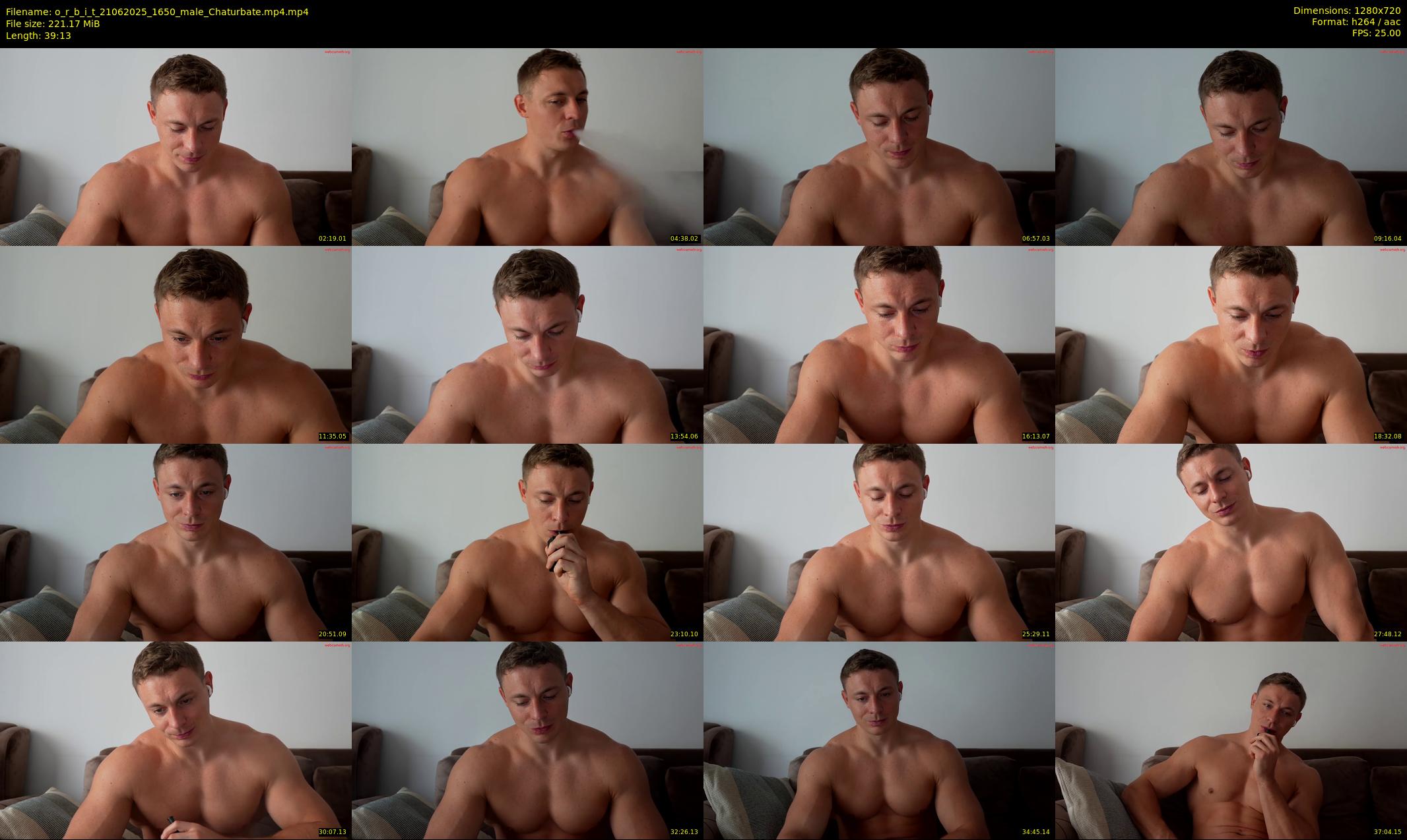 o_r_b_i_t — 40 minute Chaturbate male cam show recording, 720p, Jun 21, 2025