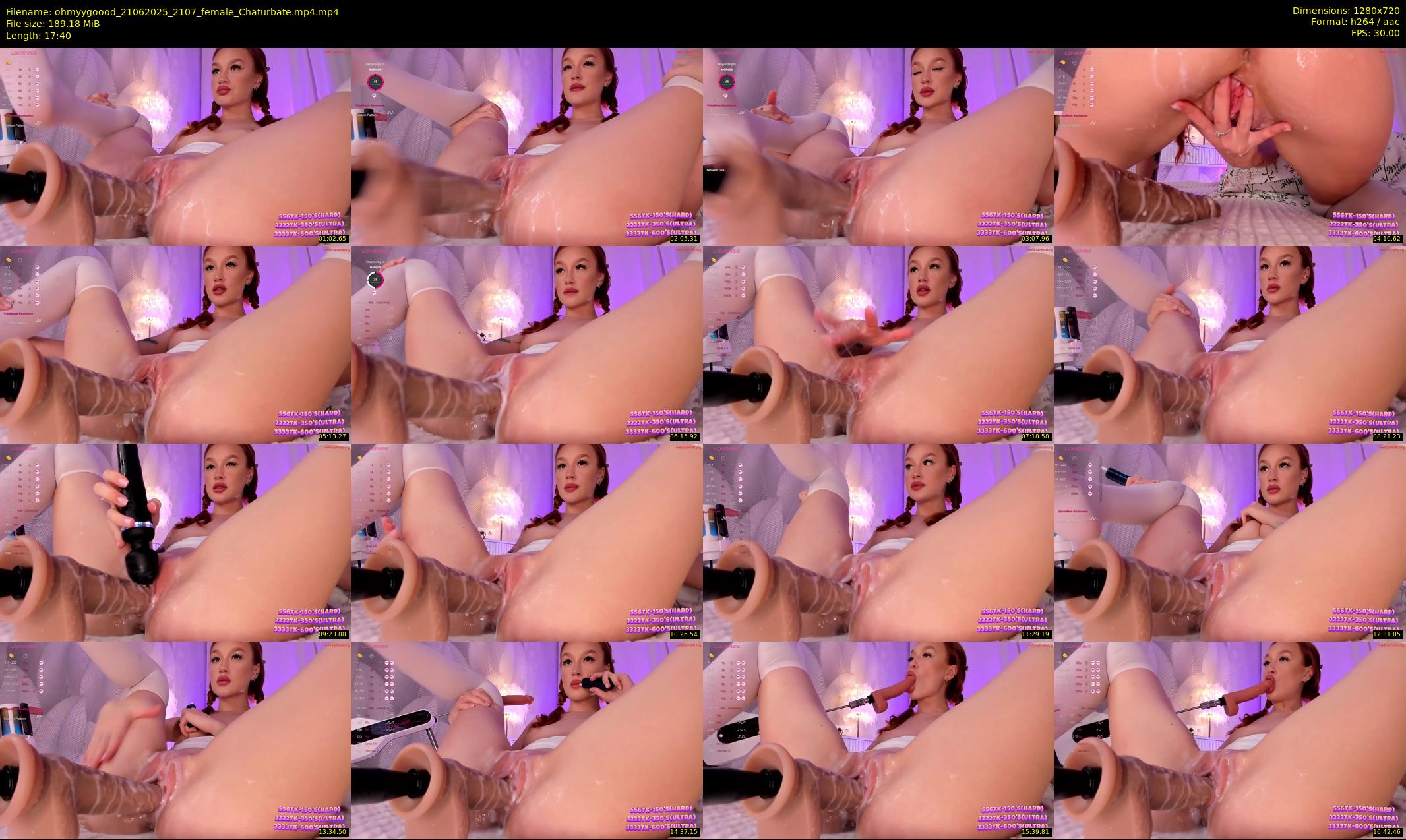ohmyygoood — 18 minute Chaturbate female cam show recording, 720p, Jun 21, 2025