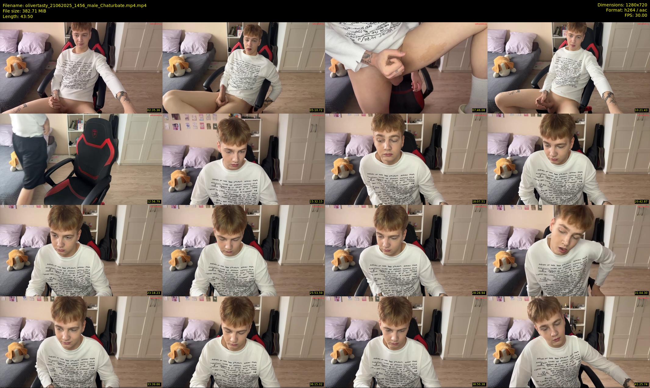 olivertasty — 44 minute Chaturbate male cam show recording, 720p, Jun 21, 2025