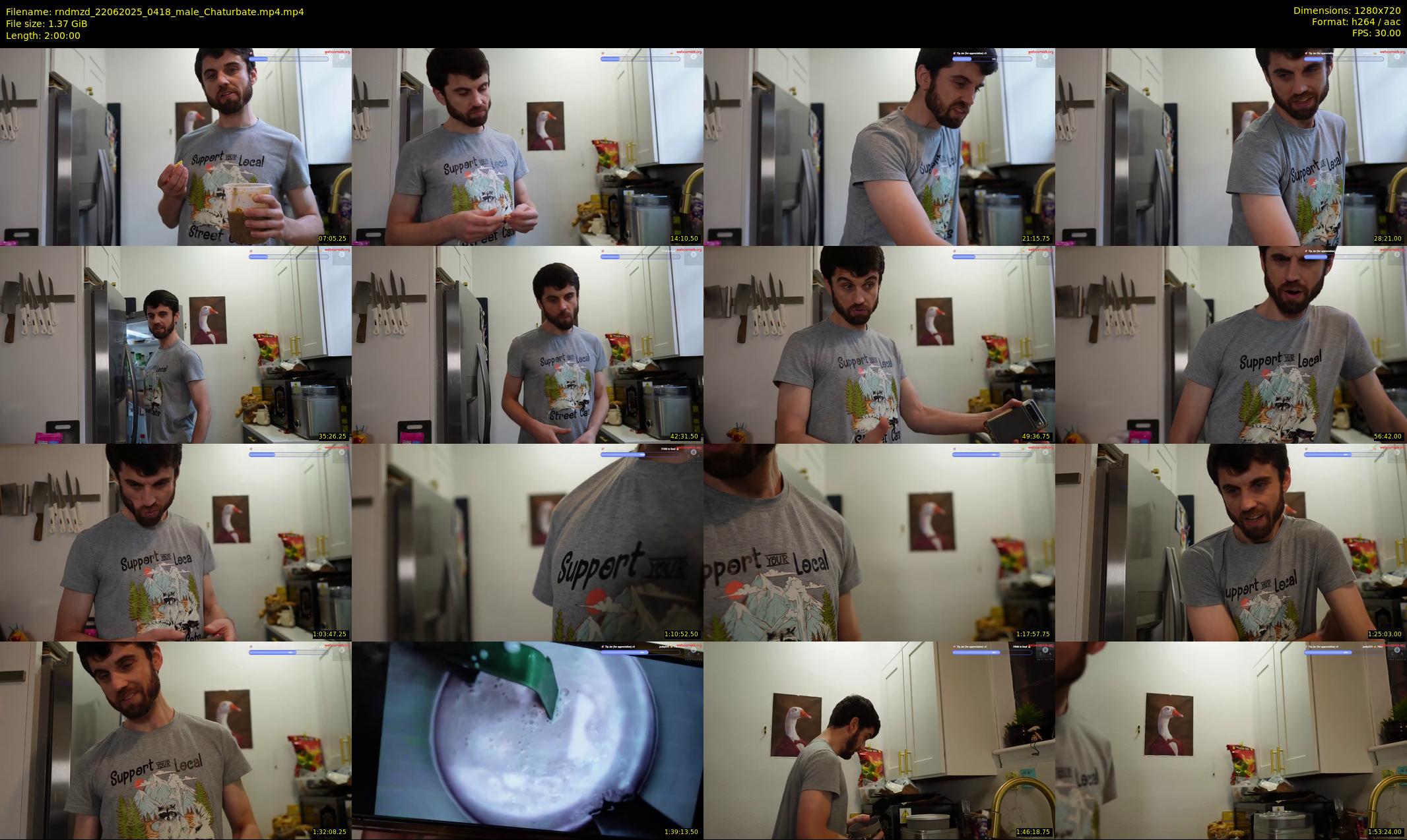 rndmzd — 120 minute Chaturbate male cam show recording, 720p, Jun 22, 2025