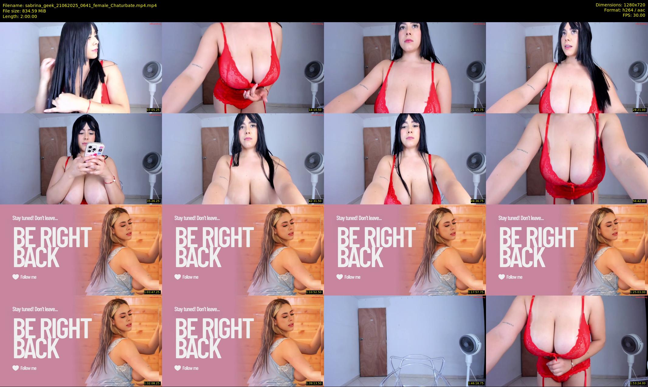 sabrina_geek — 120 minute Chaturbate female cam show recording, 720p, Jun 21, 2025