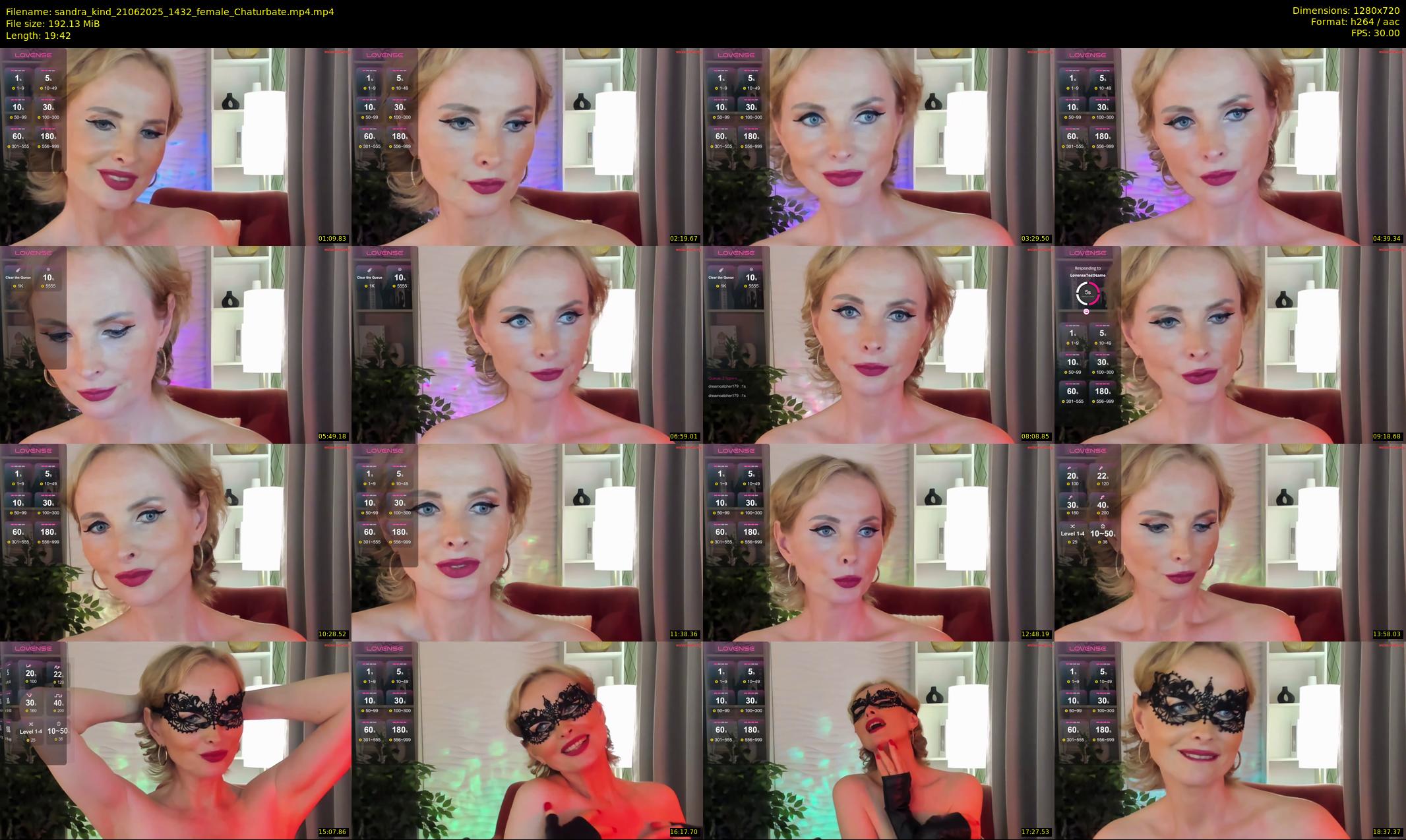 sandra_kind — 20 minute Chaturbate female cam show recording, 720p, Jun 21, 2025