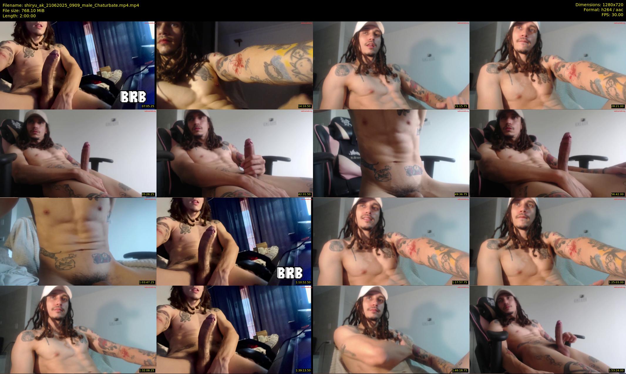 shiryu_ak — 120 minute Chaturbate male cam show recording, 720p, Jun 21, 2025