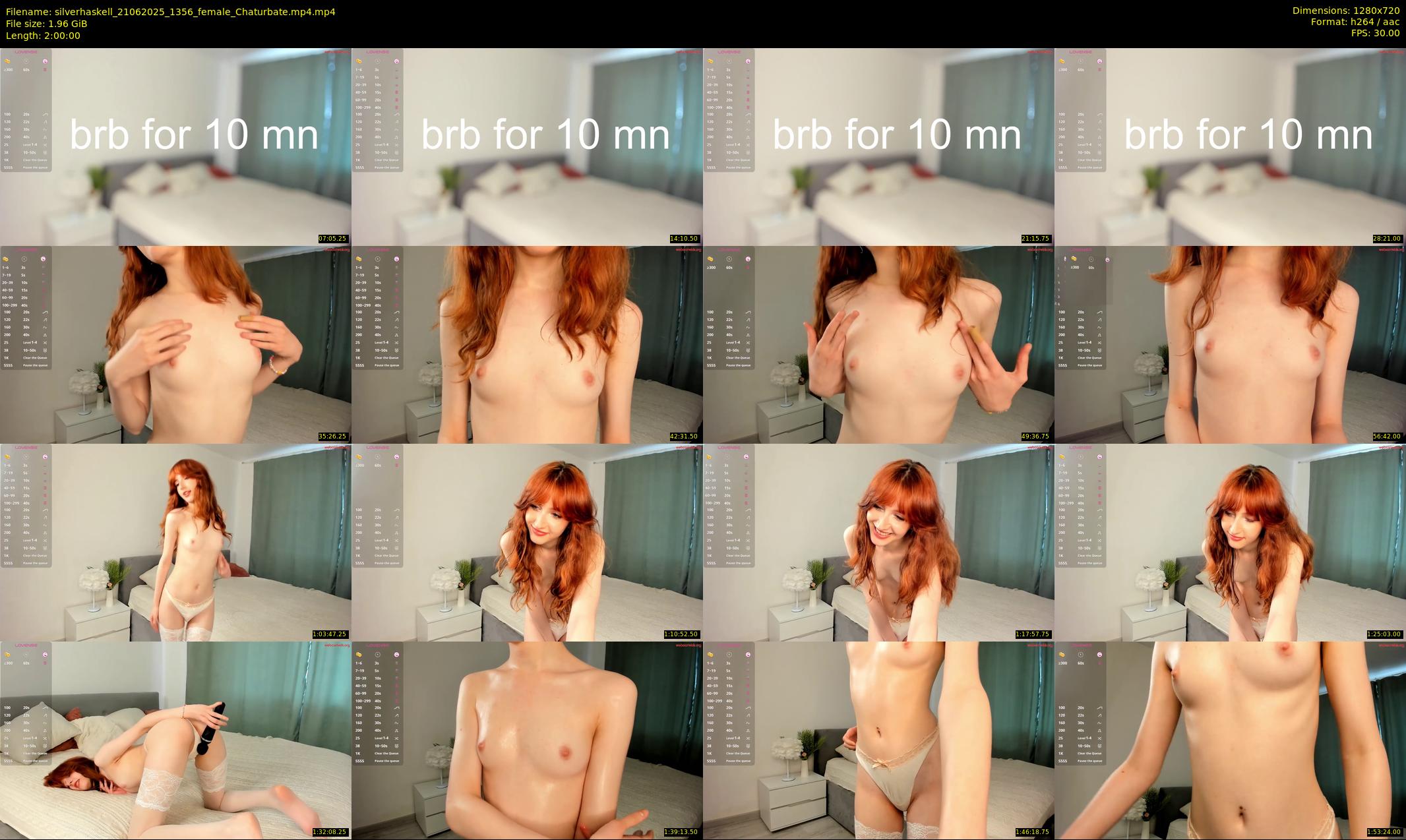 silverhaskell — 120 minute Chaturbate female cam show recording, 720p, Jun 21, 2025