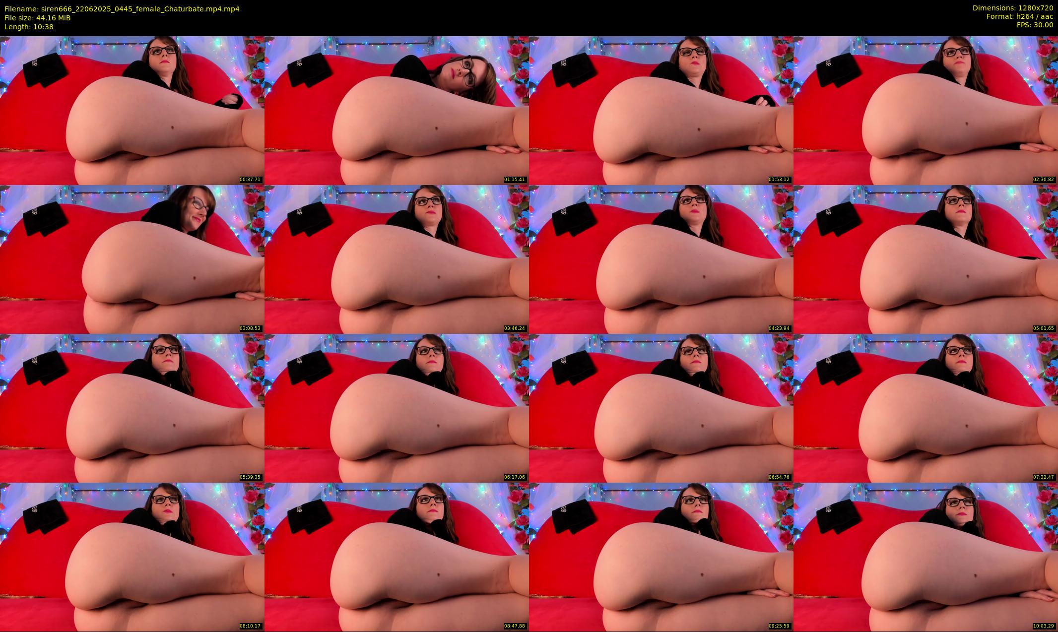 siren666 — 11 minute Chaturbate female cam show recording, 720p, Jun 22, 2025