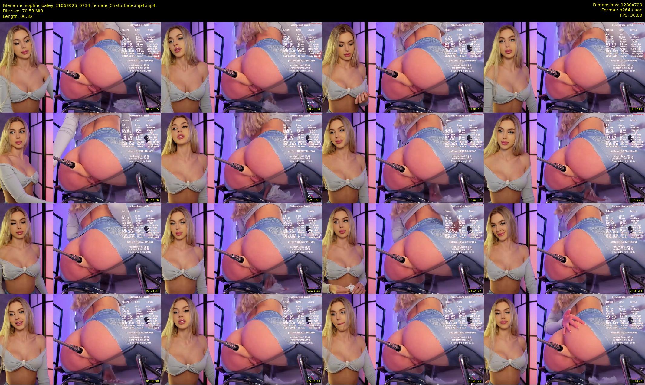 sophie_baley — 7 minute Chaturbate female cam show recording, 720p, Jun 21, 2025