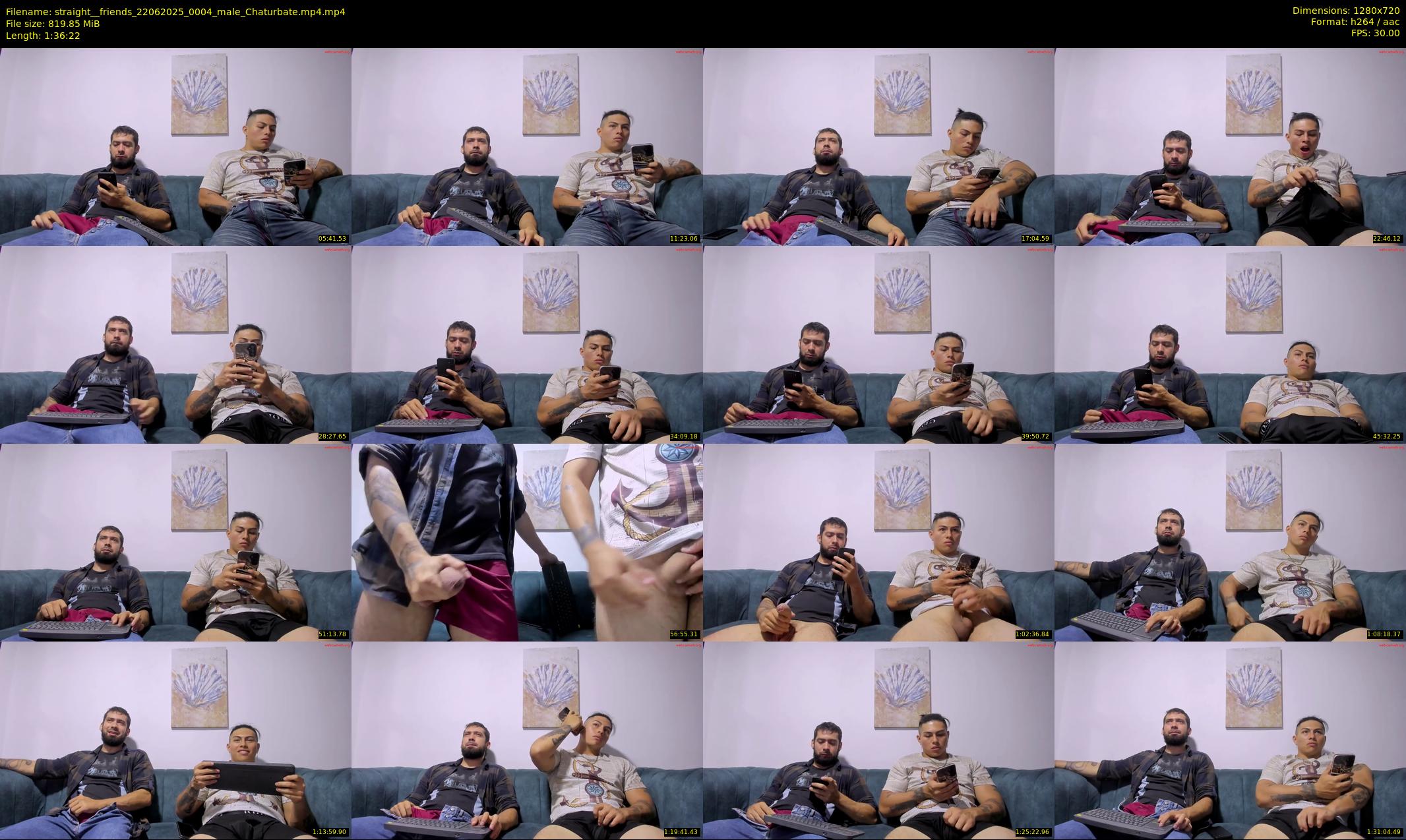 straight__friends — 97 minute Chaturbate male cam show recording, 720p, Jun 22, 2025