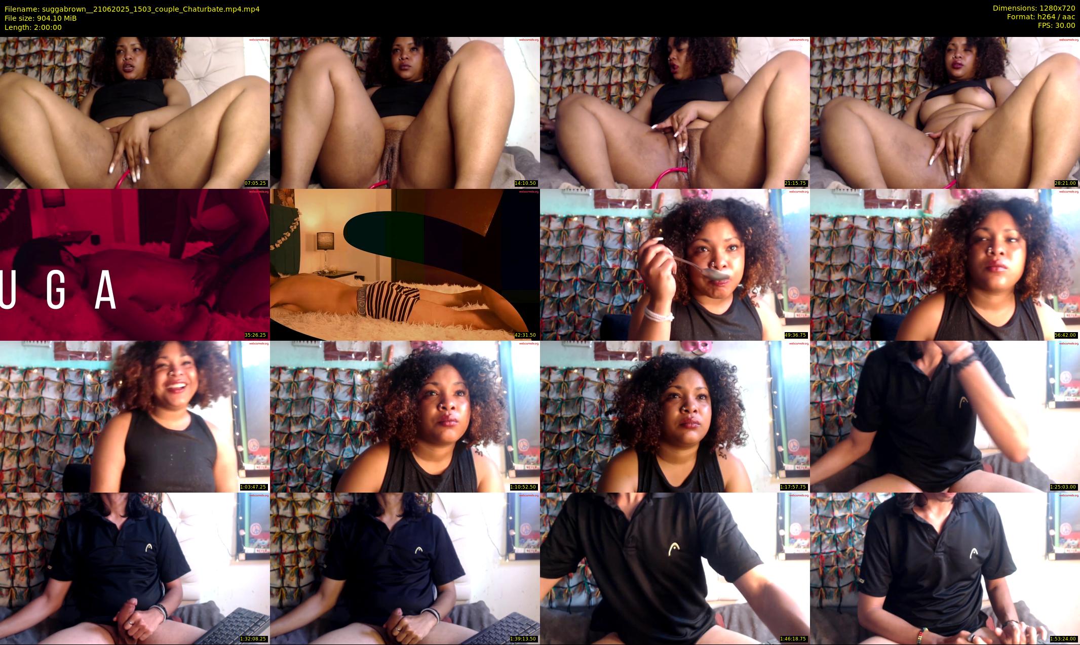 suggabrown_ — 120 minute Chaturbate couple cam show recording, 720p, Jun 21, 2025