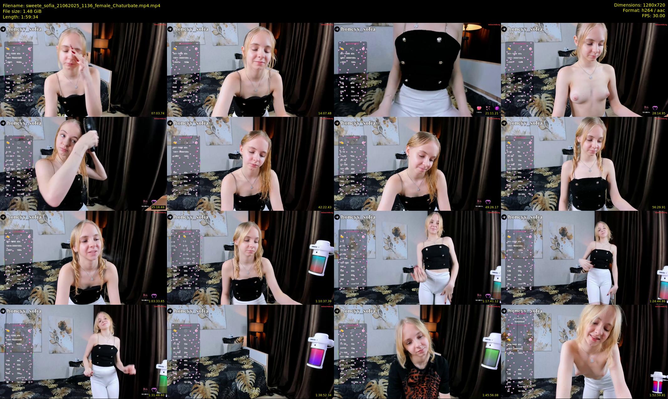 sweete_sofia — 120 minute Chaturbate female cam show recording, 720p, Jun 21, 2025
