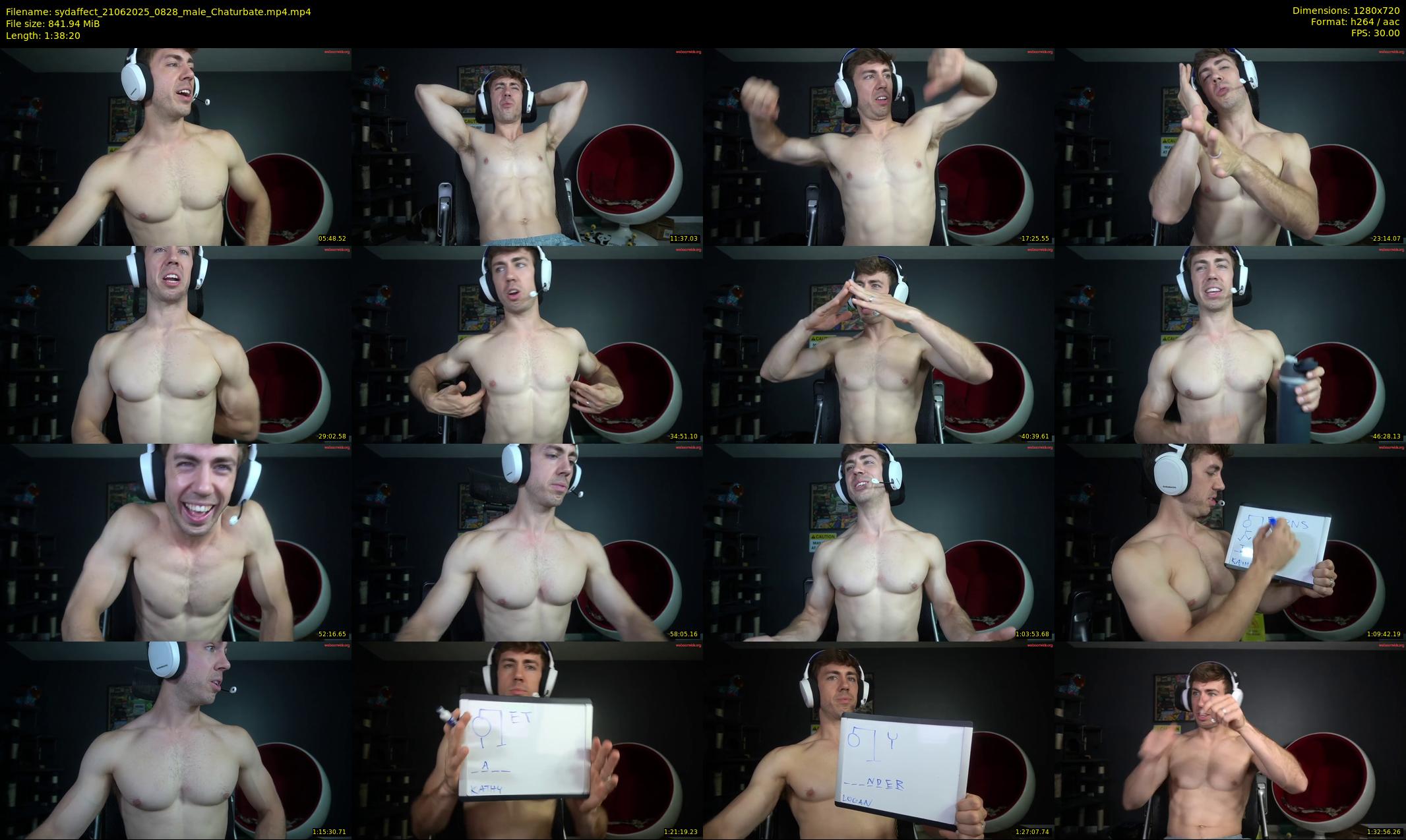 sydaffect — 99 minute Chaturbate male cam show recording, 720p, Jun 21, 2025