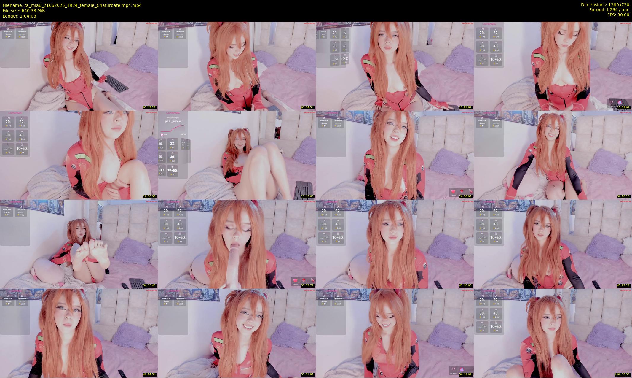 ta_miau — 65 minute Chaturbate female cam show recording, 720p, Jun 21, 2025