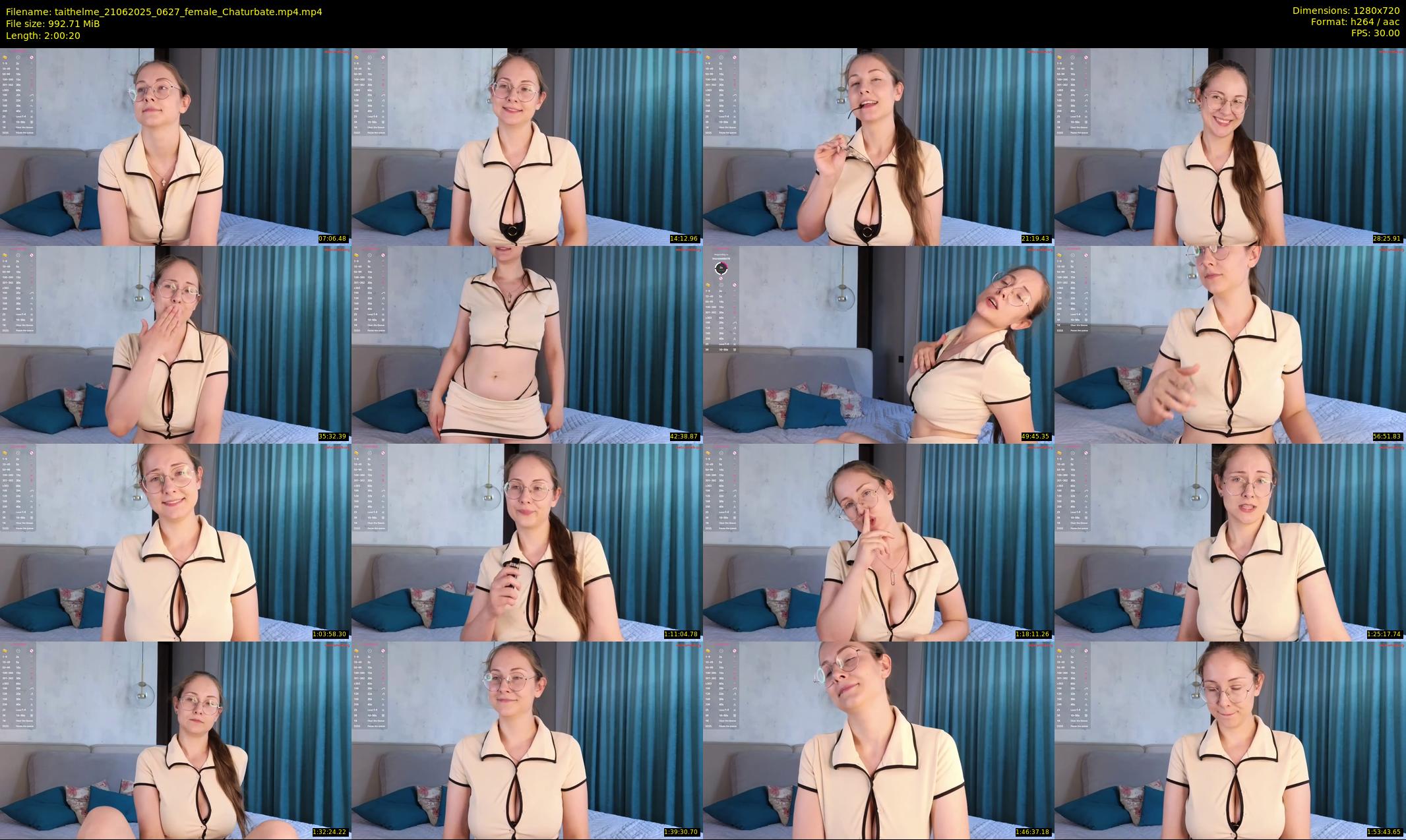 taithelme — 121 minute Chaturbate female cam show recording, 720p, Jun 21, 2025