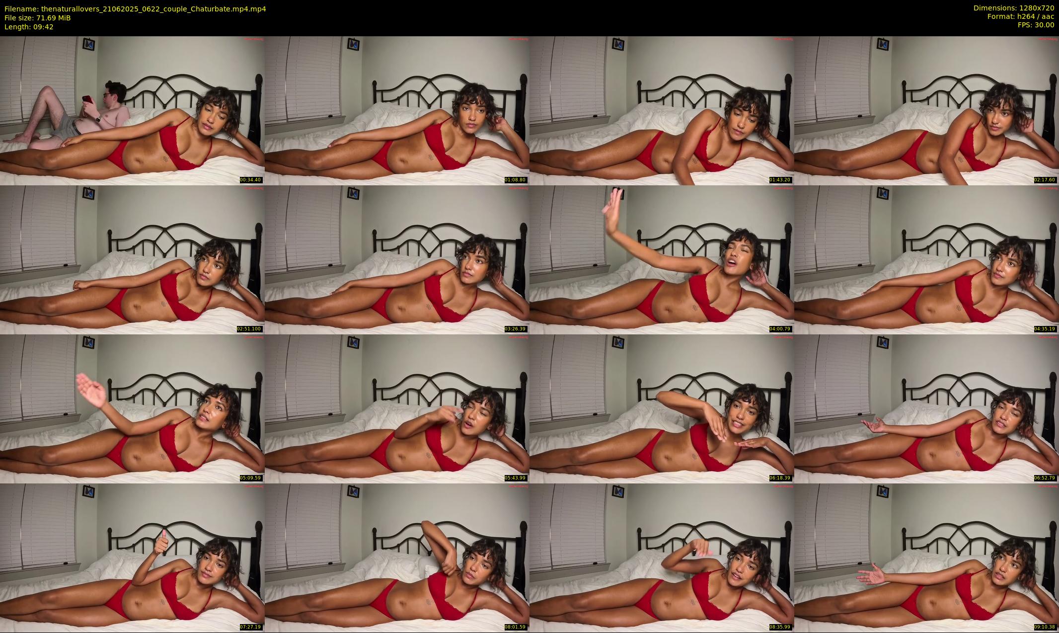 thenaturallovers — 10 minute Chaturbate couple cam show recording, 720p, Jun 21, 2025