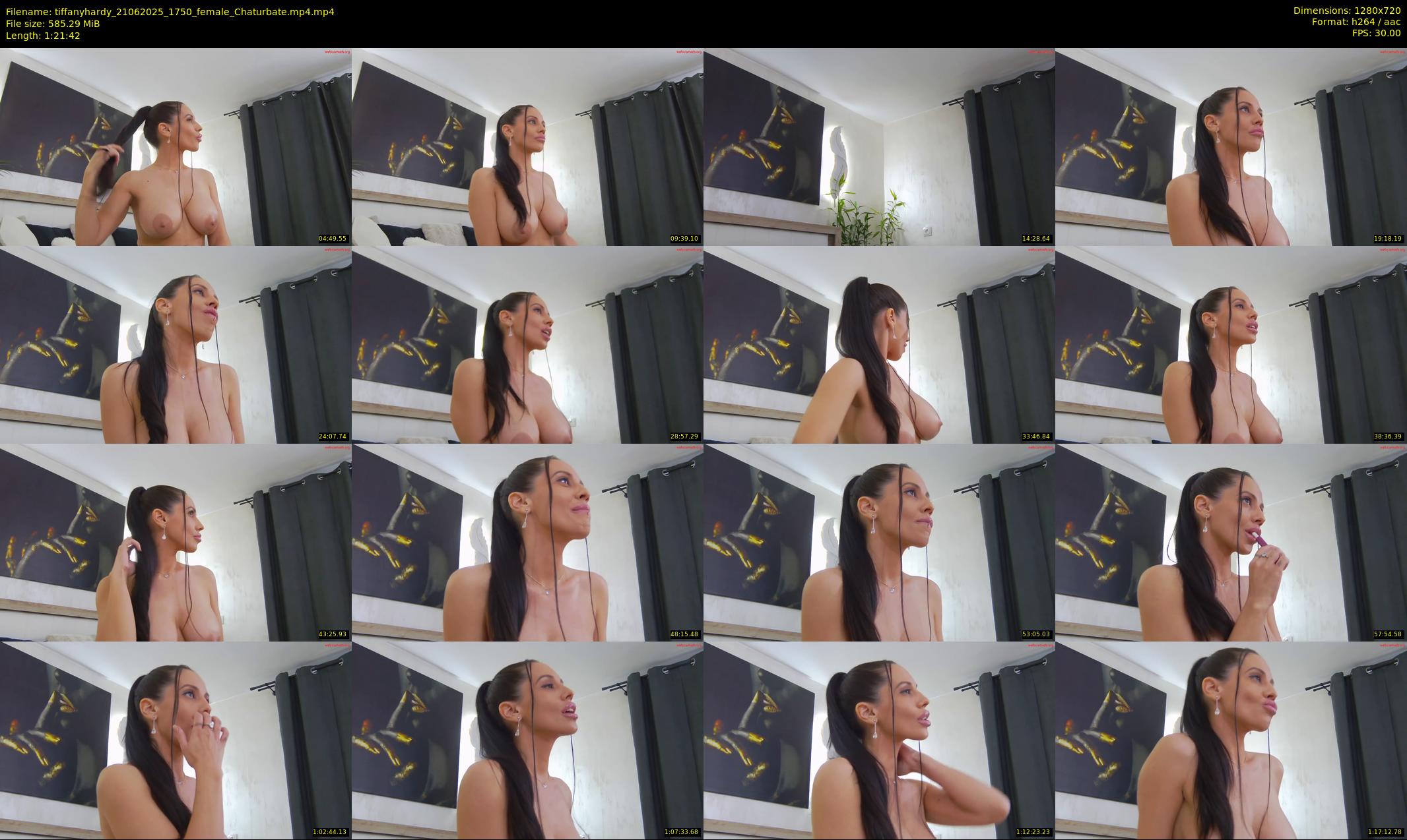 tiffanyhardy — 82 minute Chaturbate female cam show recording, 720p, Jun 21, 2025