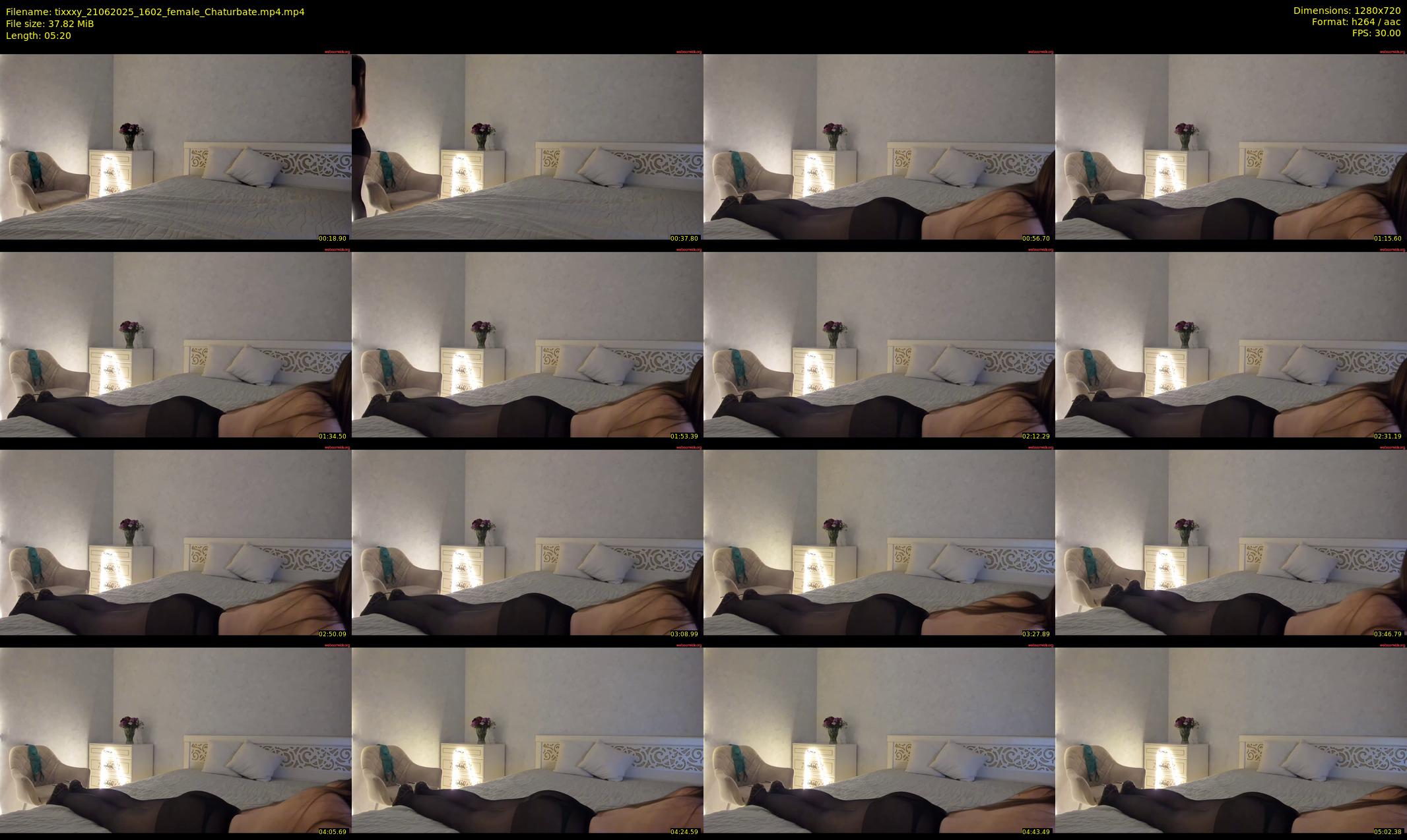 tixxxy — 6 minute Chaturbate female cam show recording, 720p, Jun 21, 2025
