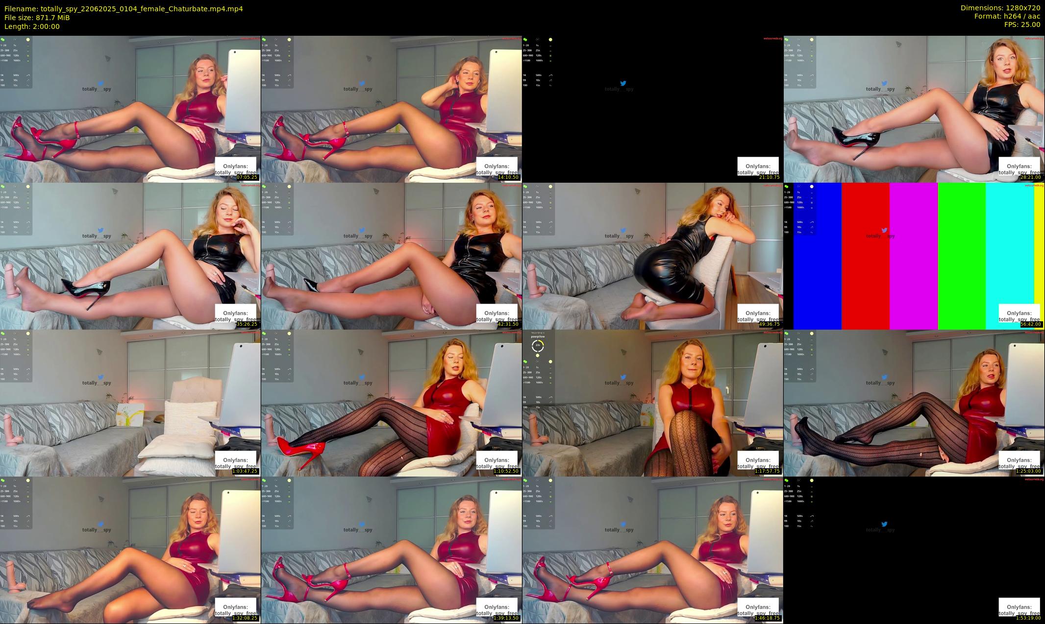 totally_spy — 120 minute Chaturbate female cam show recording, 720p, Jun 22, 2025