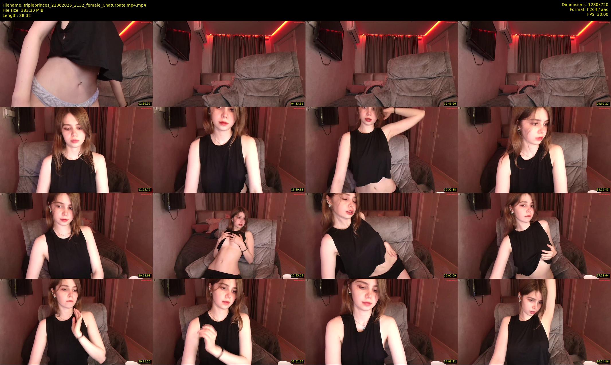 tripleprinces — 39 minute Chaturbate female cam show recording, 720p, Jun 21, 2025