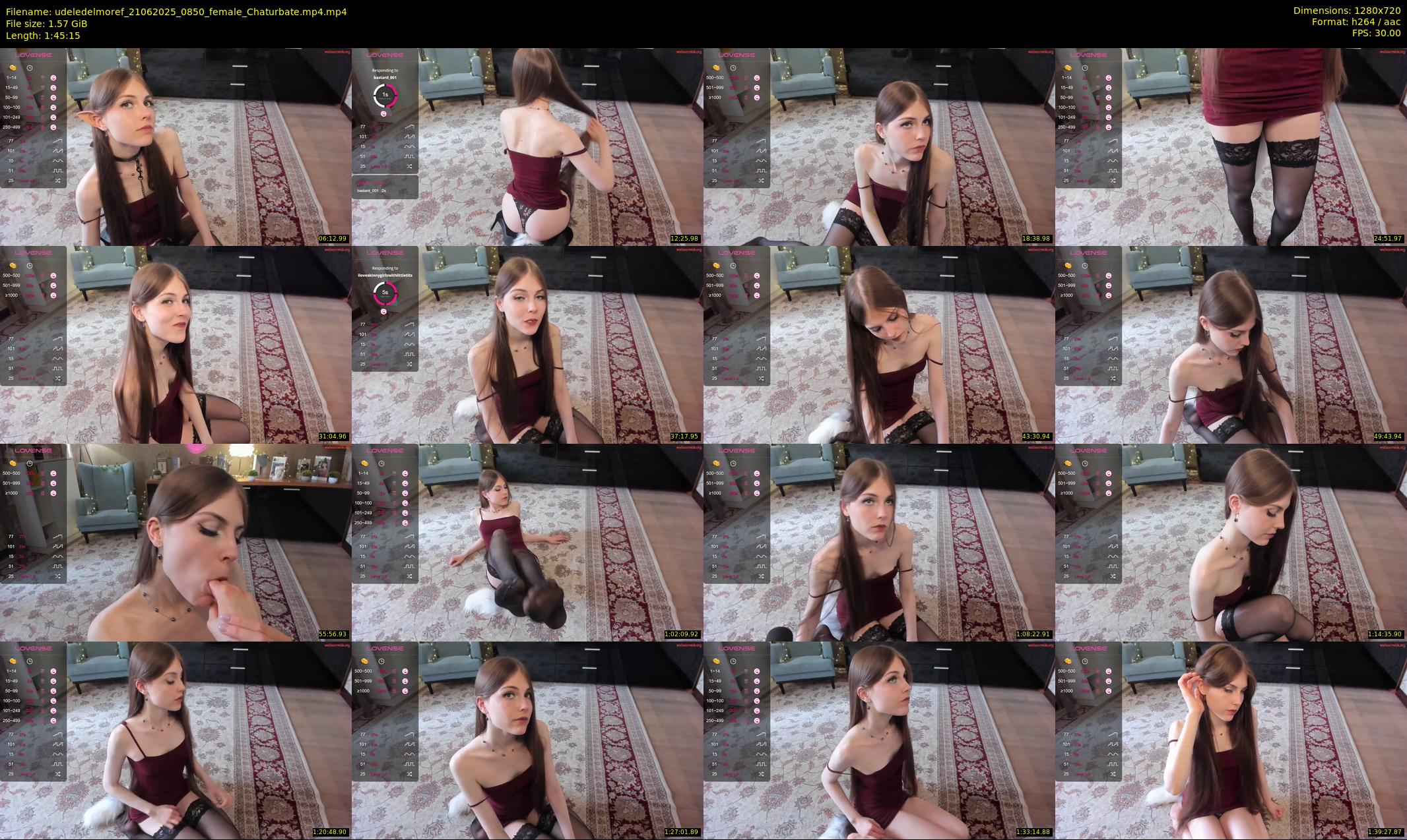 udeledelmoref — 106 minute Chaturbate female cam show recording, 720p, Jun 21, 2025