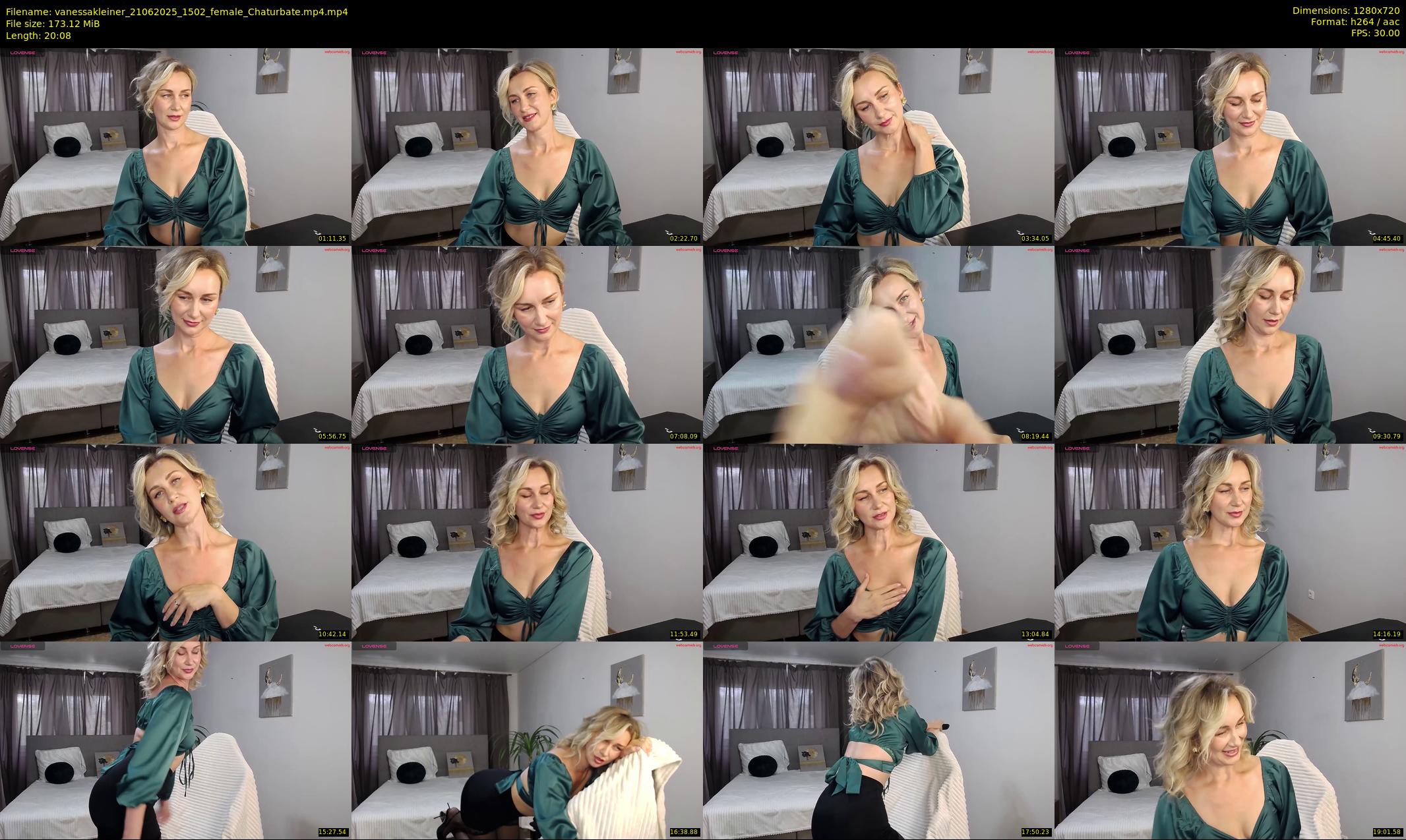 vanessakleiner — 21 minute Chaturbate female cam show recording, 720p, Jun 21, 2025